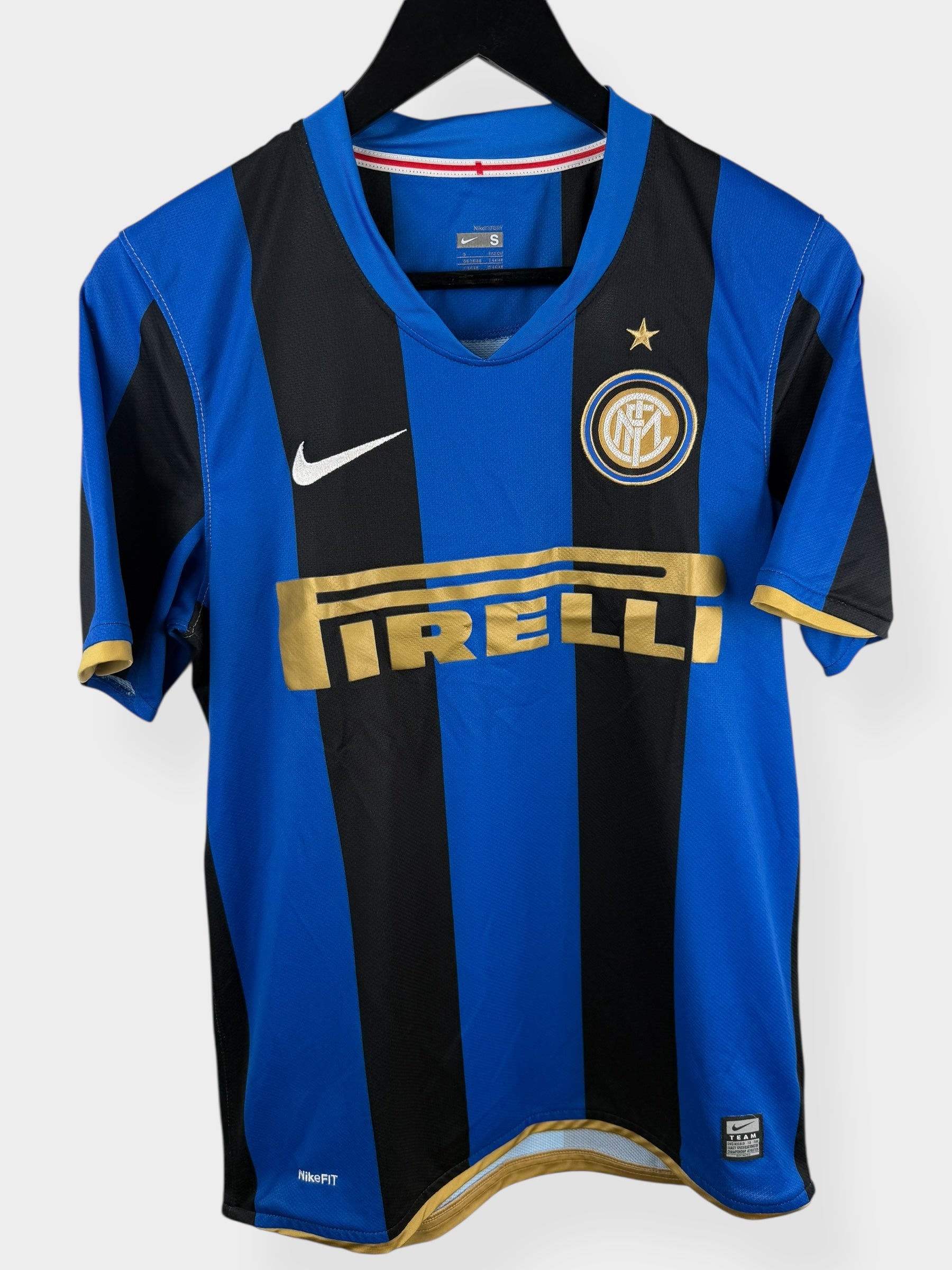 正規08-09 NIKE インテル  FIGO #7 フィーゴ M 2008-09 INTER MILAN HOME SHIRT FIGO #7 S - 287408-490