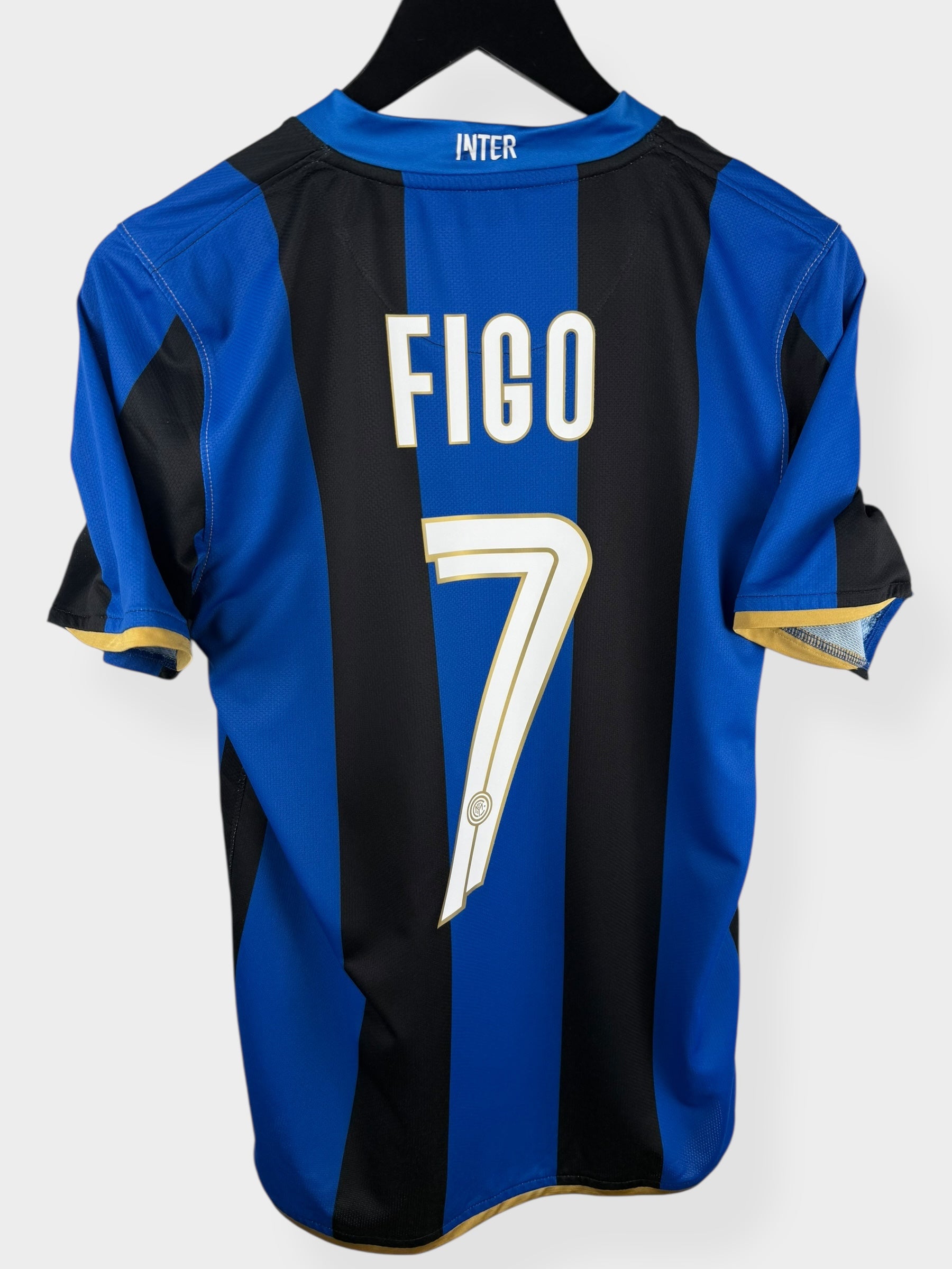 2008-09 INTER MILAN HOME SHIRT FIGO #7 S - 287408-490