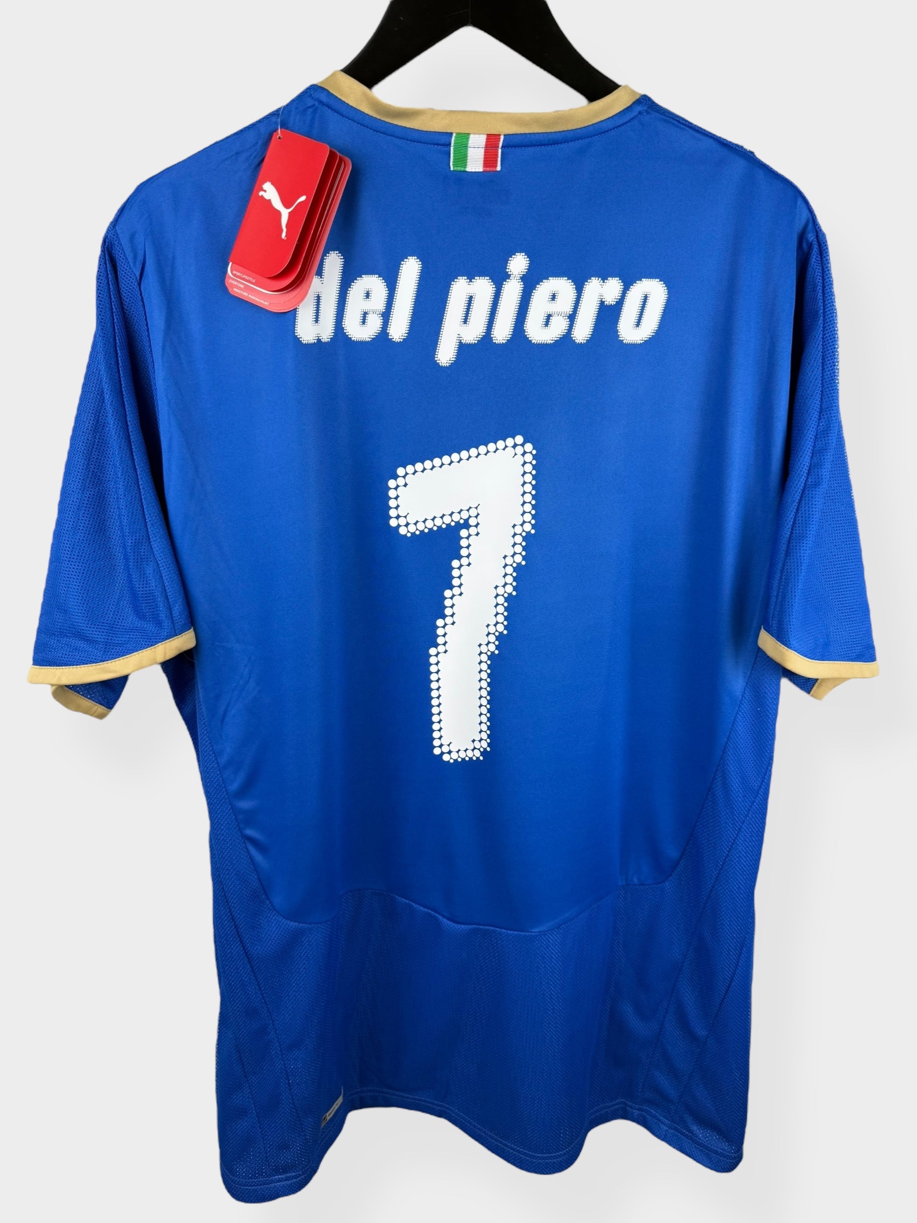 2008-09 ITALY HOME SHIRT DEL PIERO #7 XL - 733916
