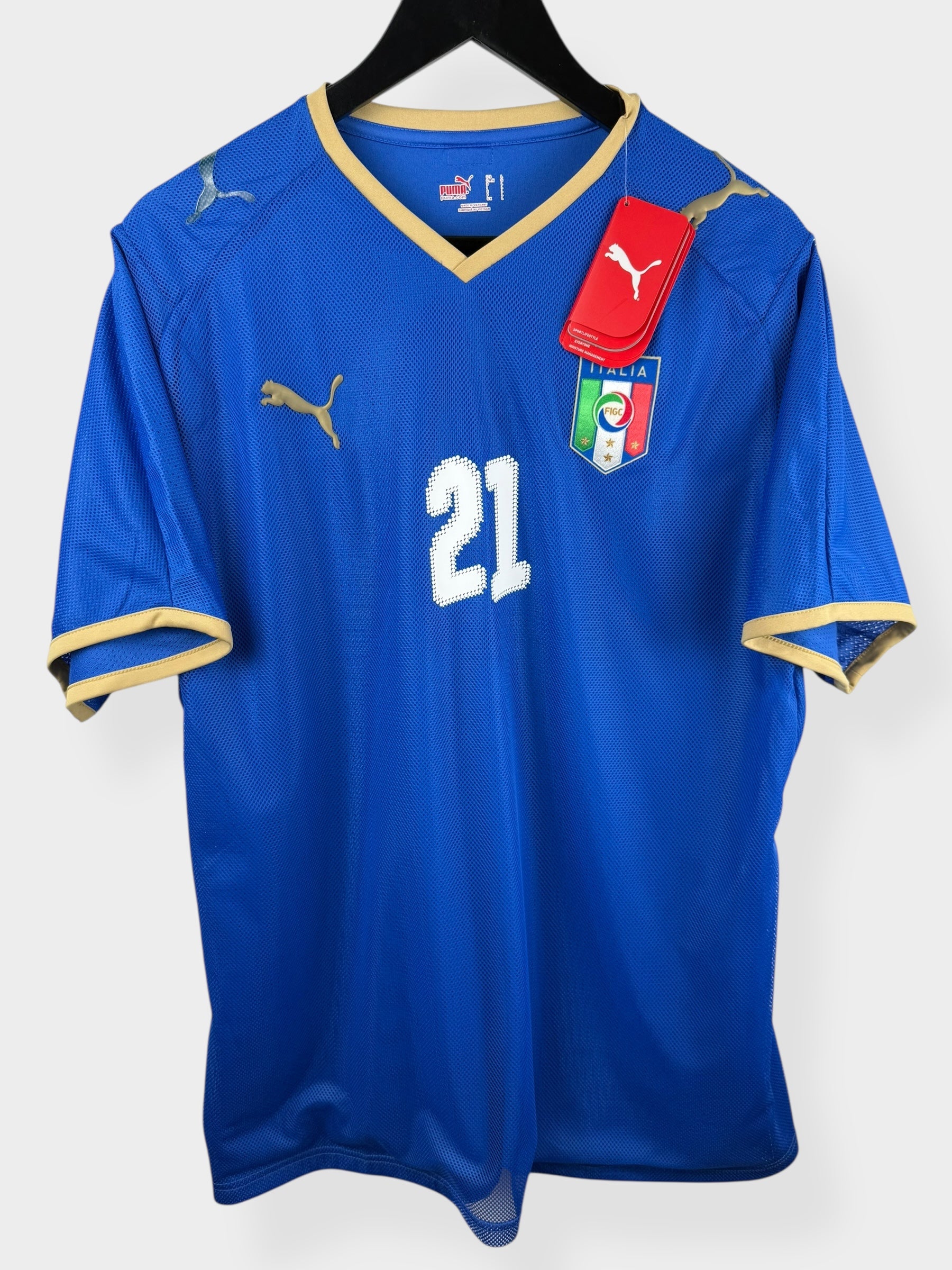 2008-09 ITALY HOME SHIRT PIRLO #21 XL - 733916