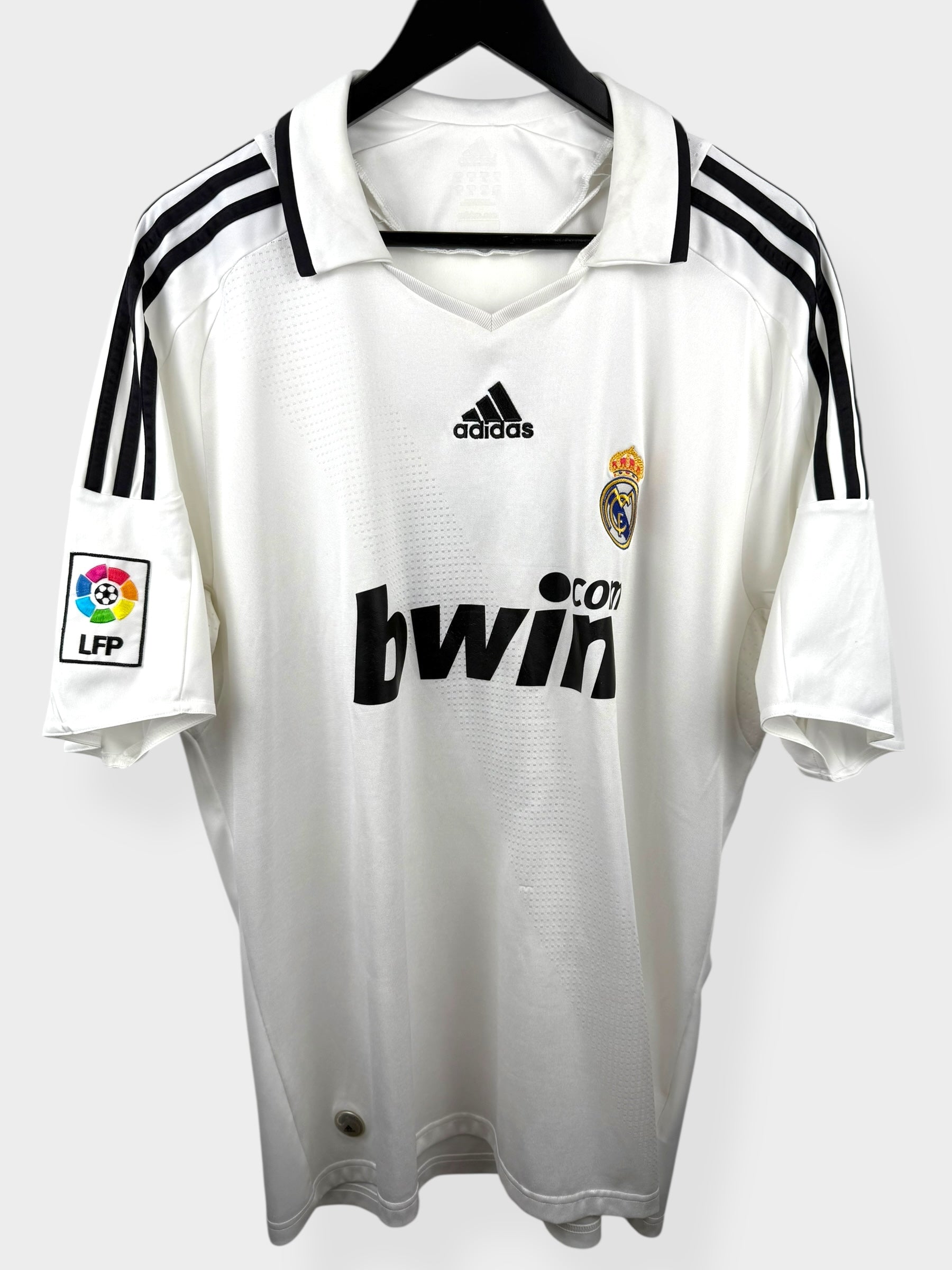 【山大門】adidas Real Madrid RAUL 7 XLホワイト 2008-09 REAL MADRID HOME SHIRT RAUL #7 XL - 315118
