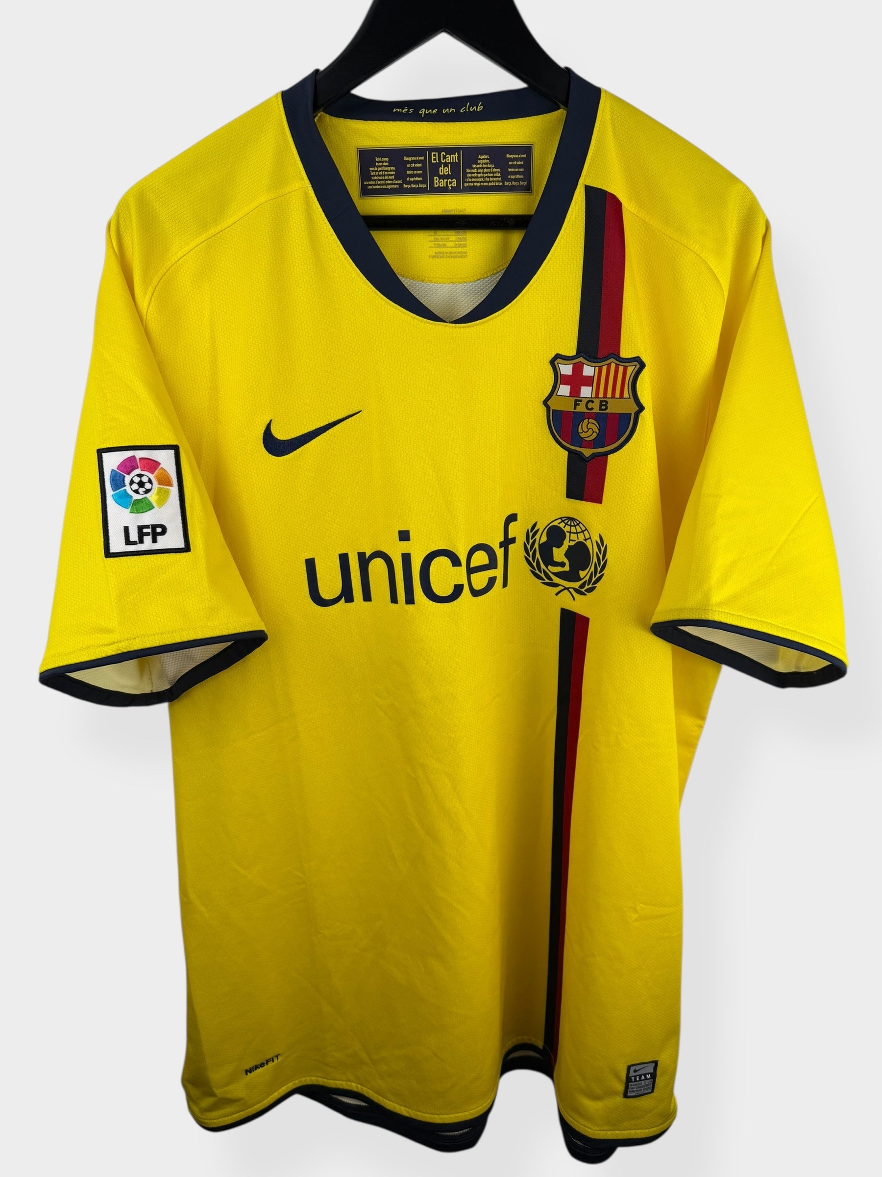 2008-10 BARCELONA AWAY SHIRT MESSI #10 XL - 286787-760