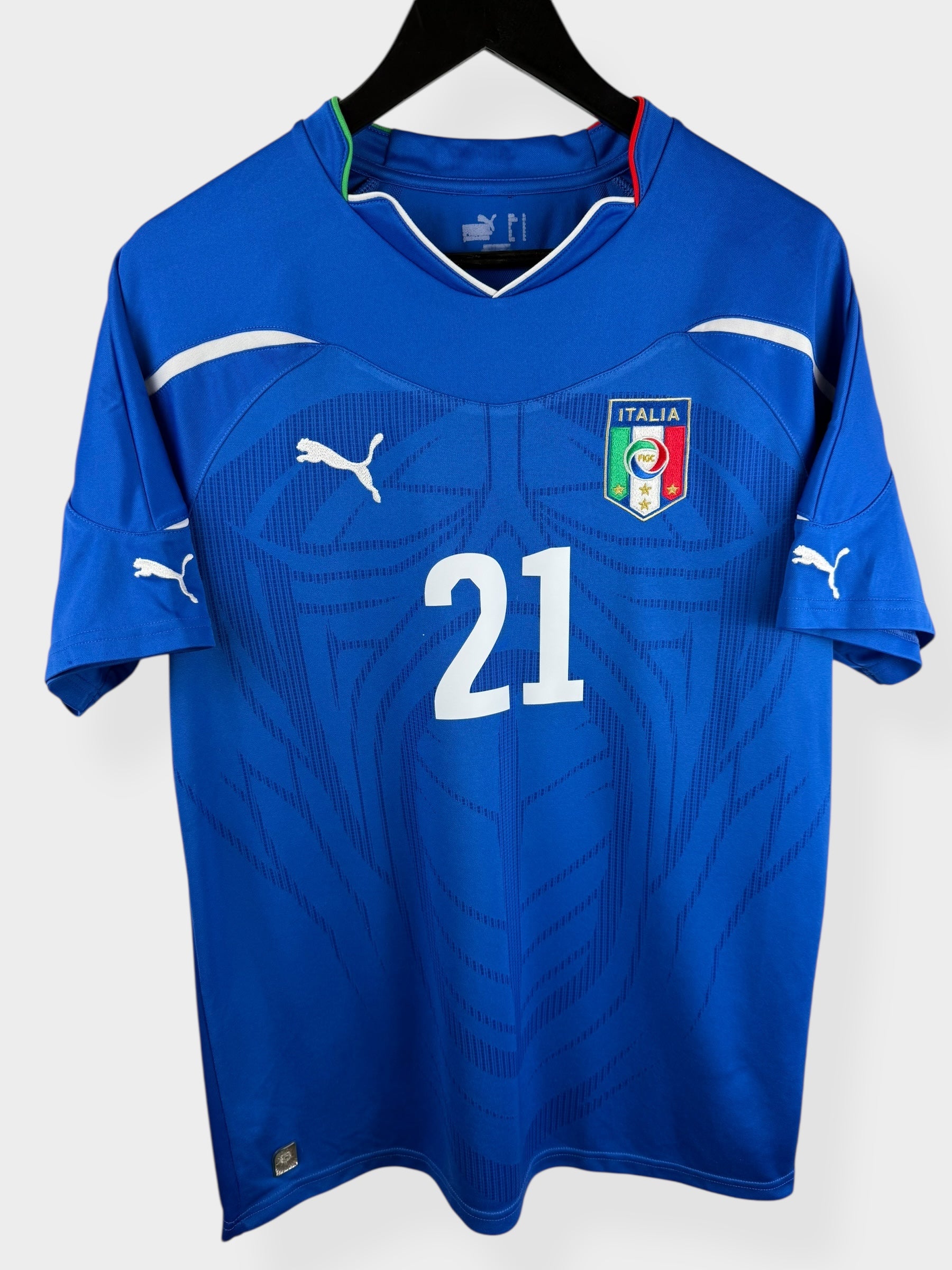 2010-12 ITALY HOME SHIRT PIRLO #21 L - 736646