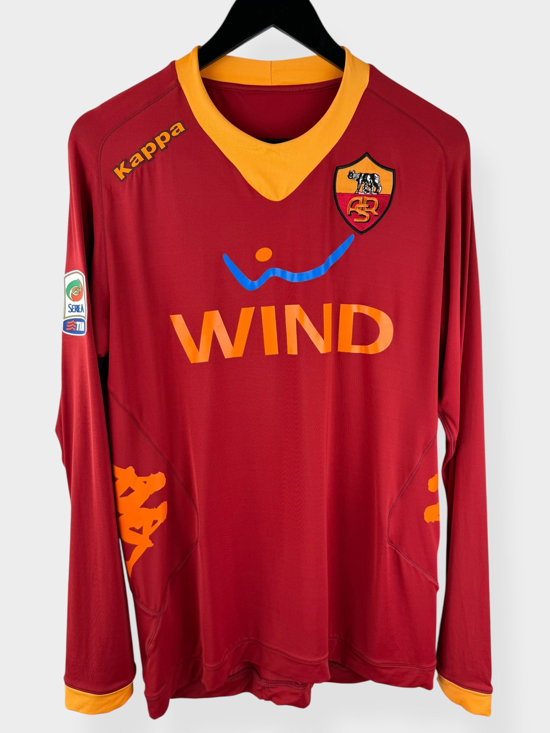 Kappa AS Roma シャツ XL 2011-12 AS ROMA HOME SHIRT LS XL