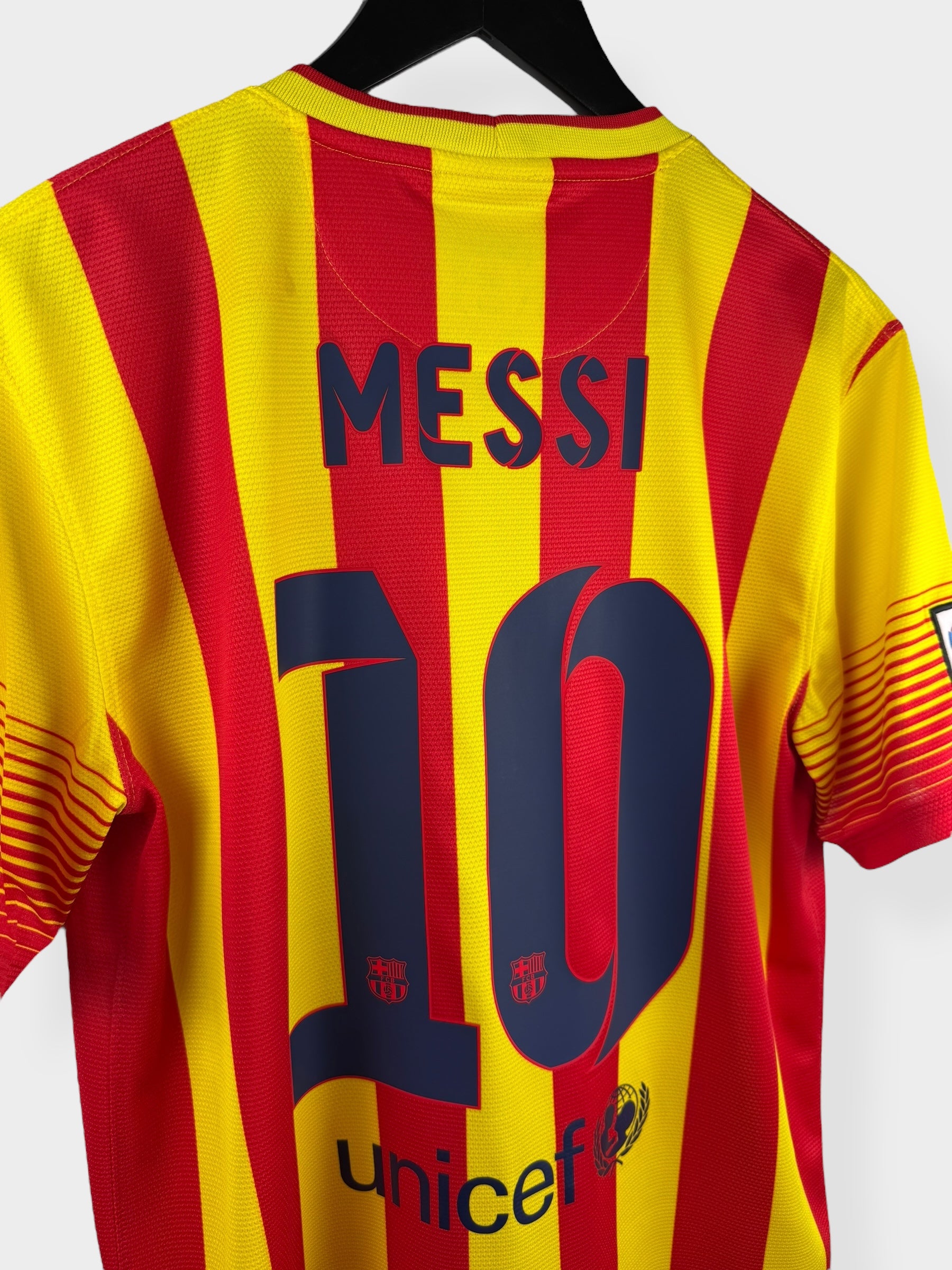 2013-14 BARCELONA AWAY SHIRT MESSI #10 M - 532823-703