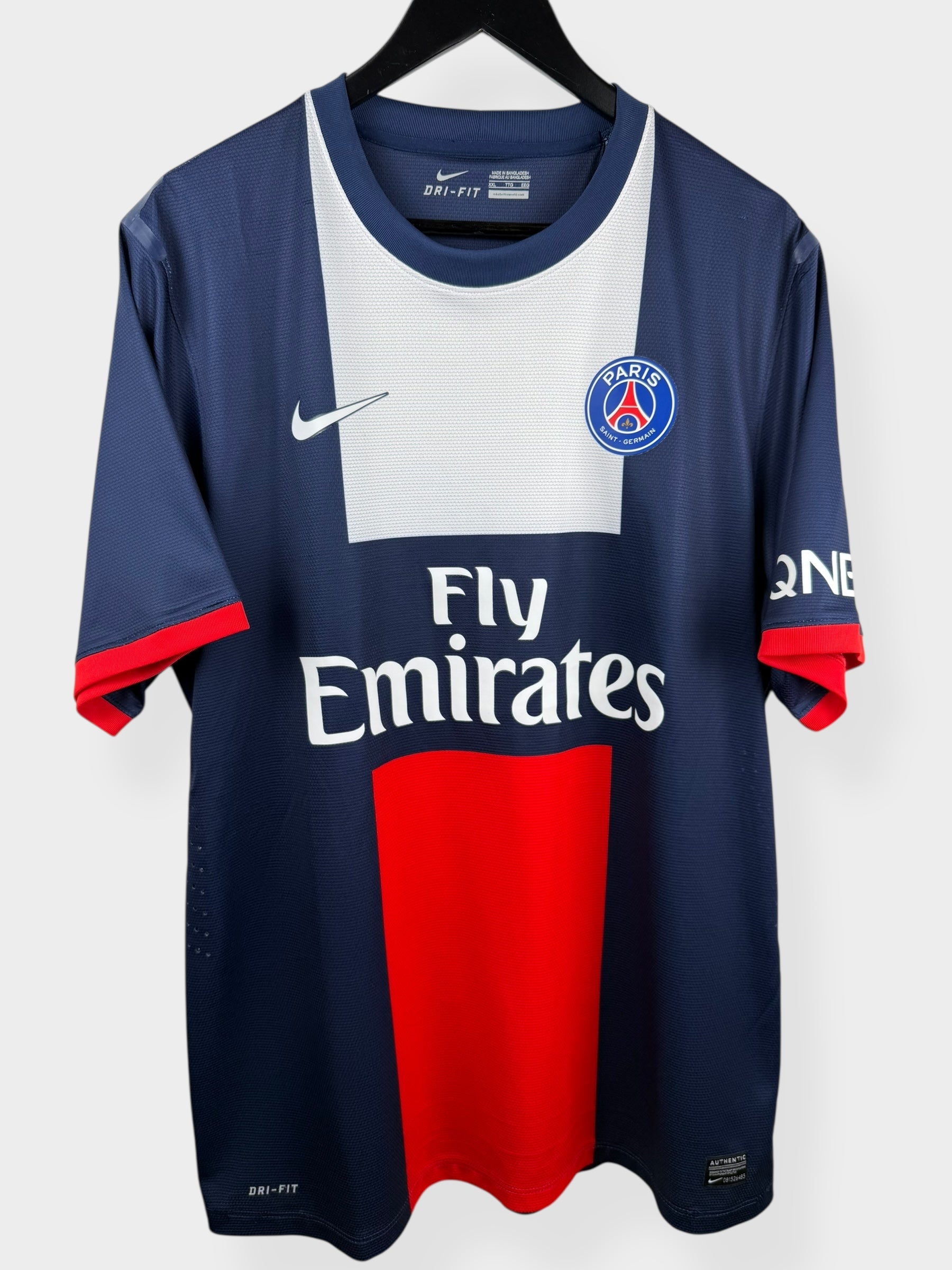 2013-14 PARIS SAINT GERMAIN HOME SHIRT MATCH ISSUE BECKHAM #32 XXL
