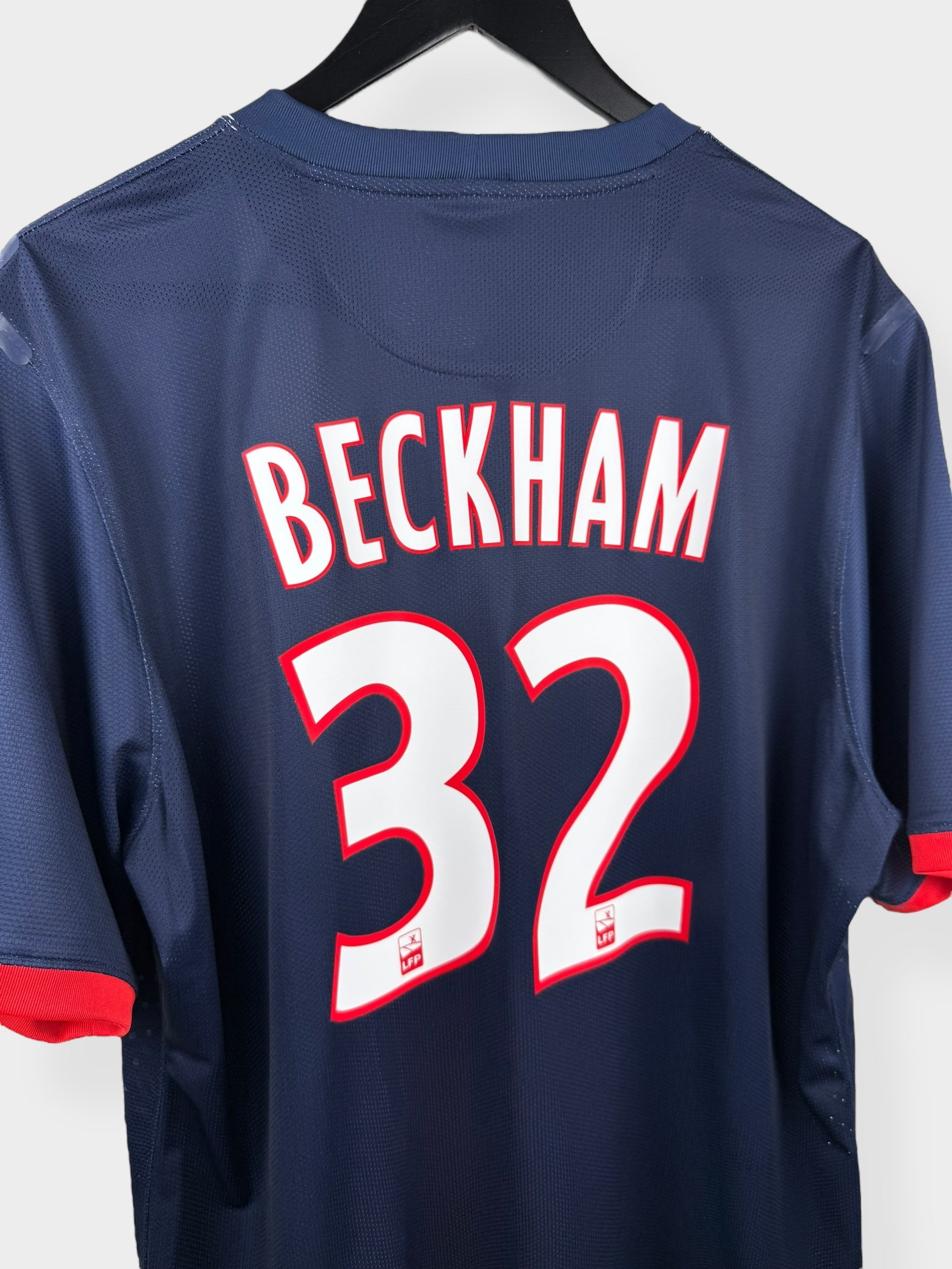 2013-14 PARIS SAINT GERMAIN HOME SHIRT MATCH ISSUE BECKHAM #32 XXL
