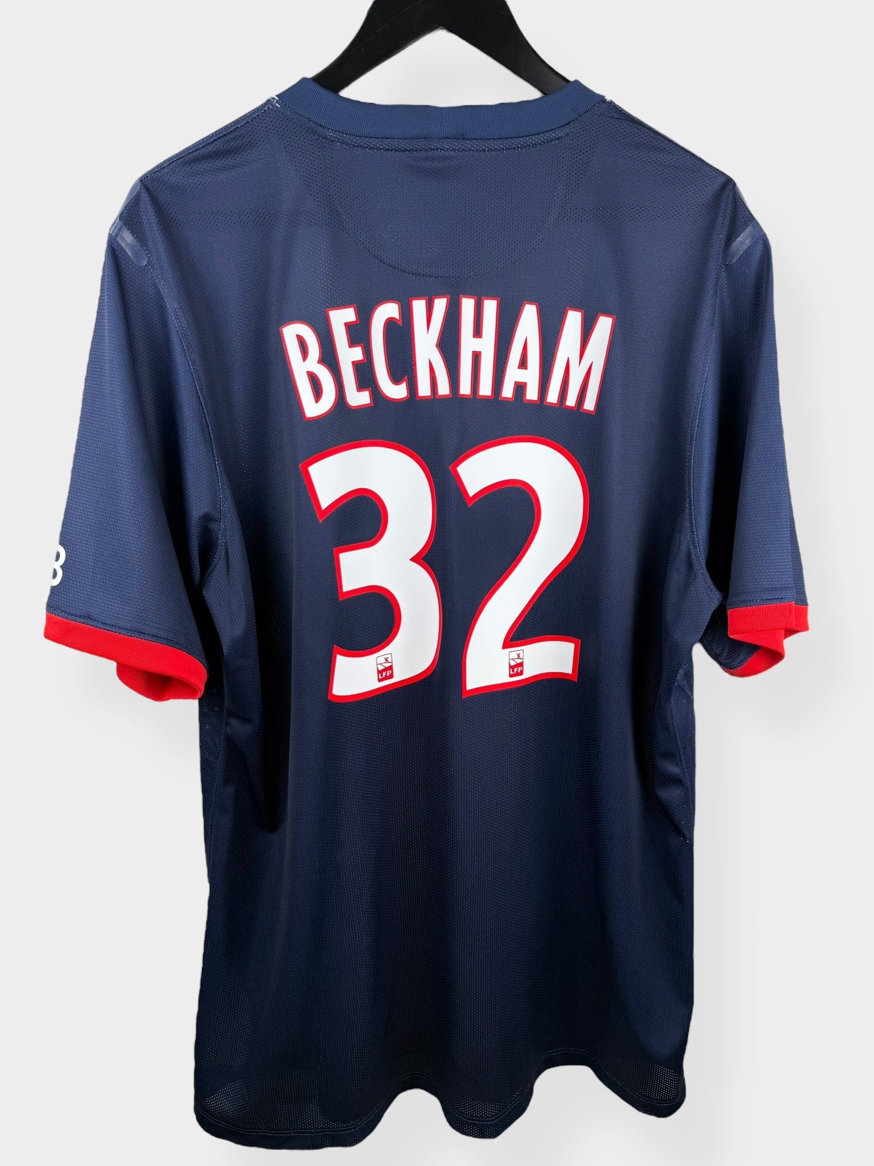 2013-14 PARIS SAINT GERMAIN HOME SHIRT MATCH ISSUE BECKHAM #32 XXL