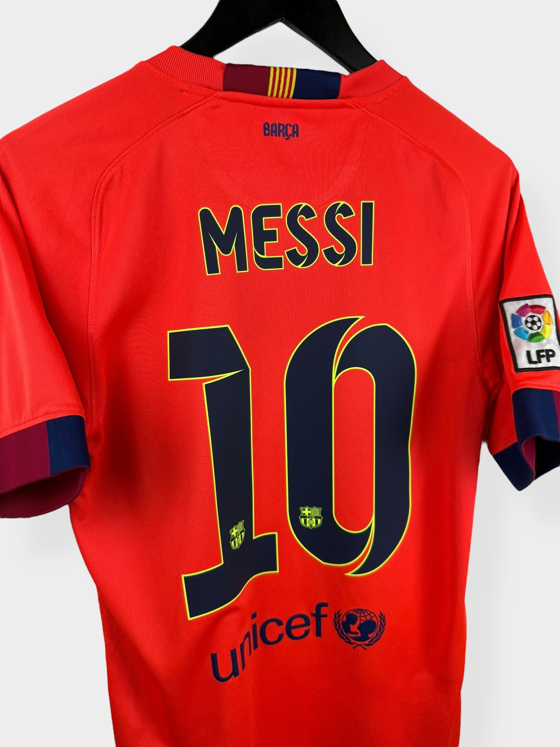 2014-15 BARCELONA AWAY SHIRT MESSI #10 S - 610595-673