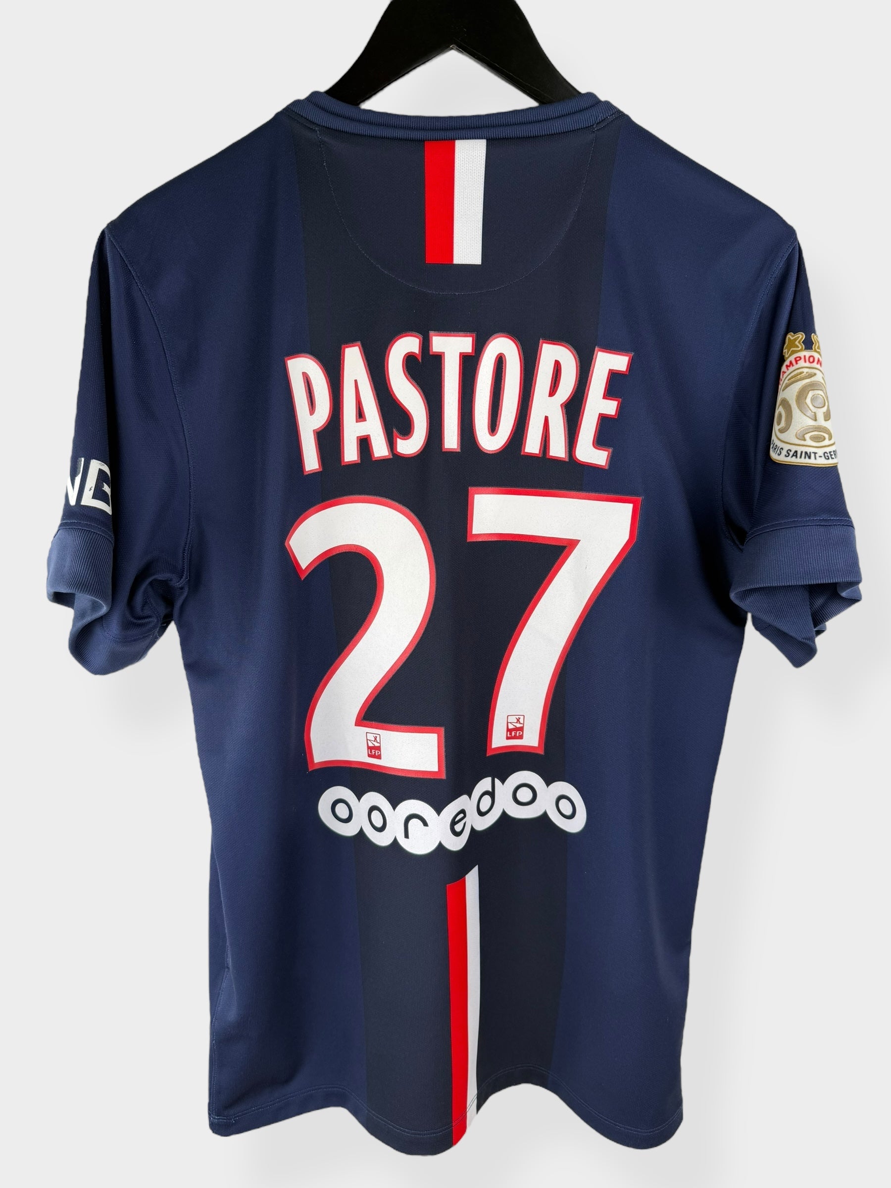 2014-15 PARIS SAINT-GERMAIN HOME SHIRT PASTORE #27 S - 616857-411