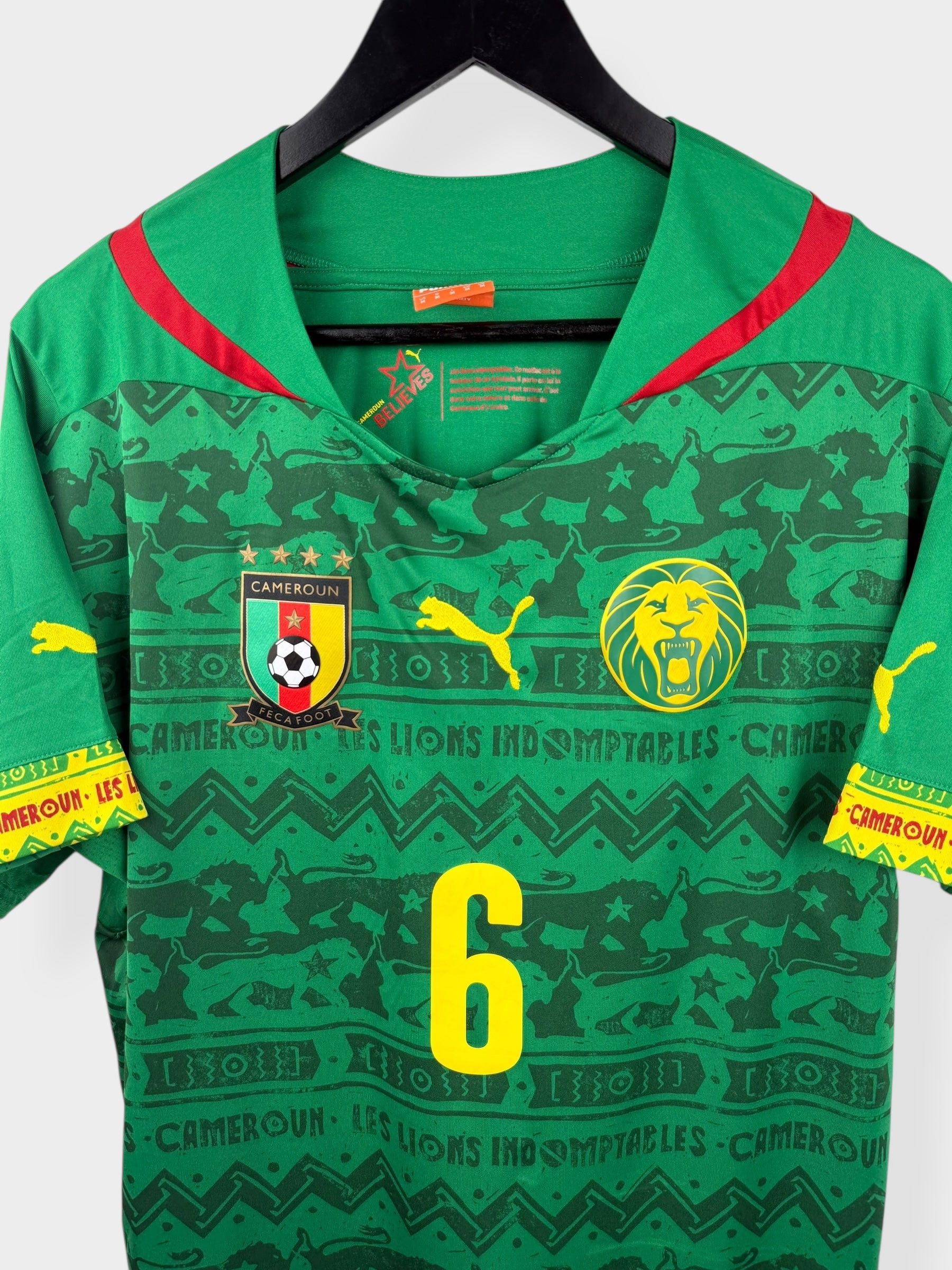 2014-16 CAMEROON HOME SHIRT SONG #6 M - 744553