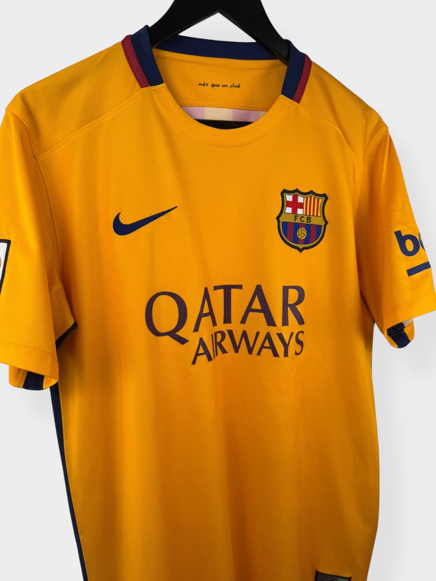 Flocage FC Barcelone Suarez 2015/2016 - Away Bleu/Jaune - Neuf - Footpress