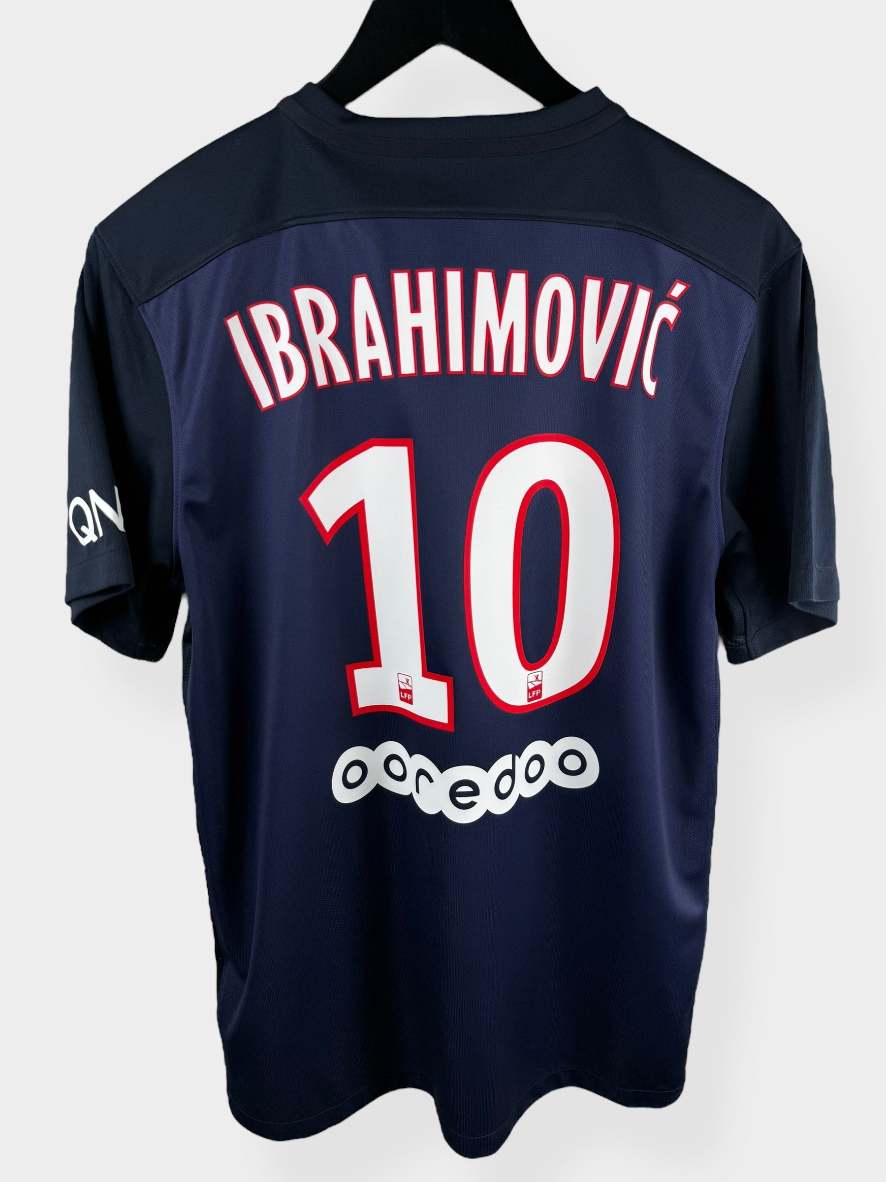 パリ・サンジェルマン 2015モデル authentic ゲームシャツ 2015-16 PARIS SAINT-GERMAIN HOME SHIRT IBRHIMOVIC #10 M - 658907-411