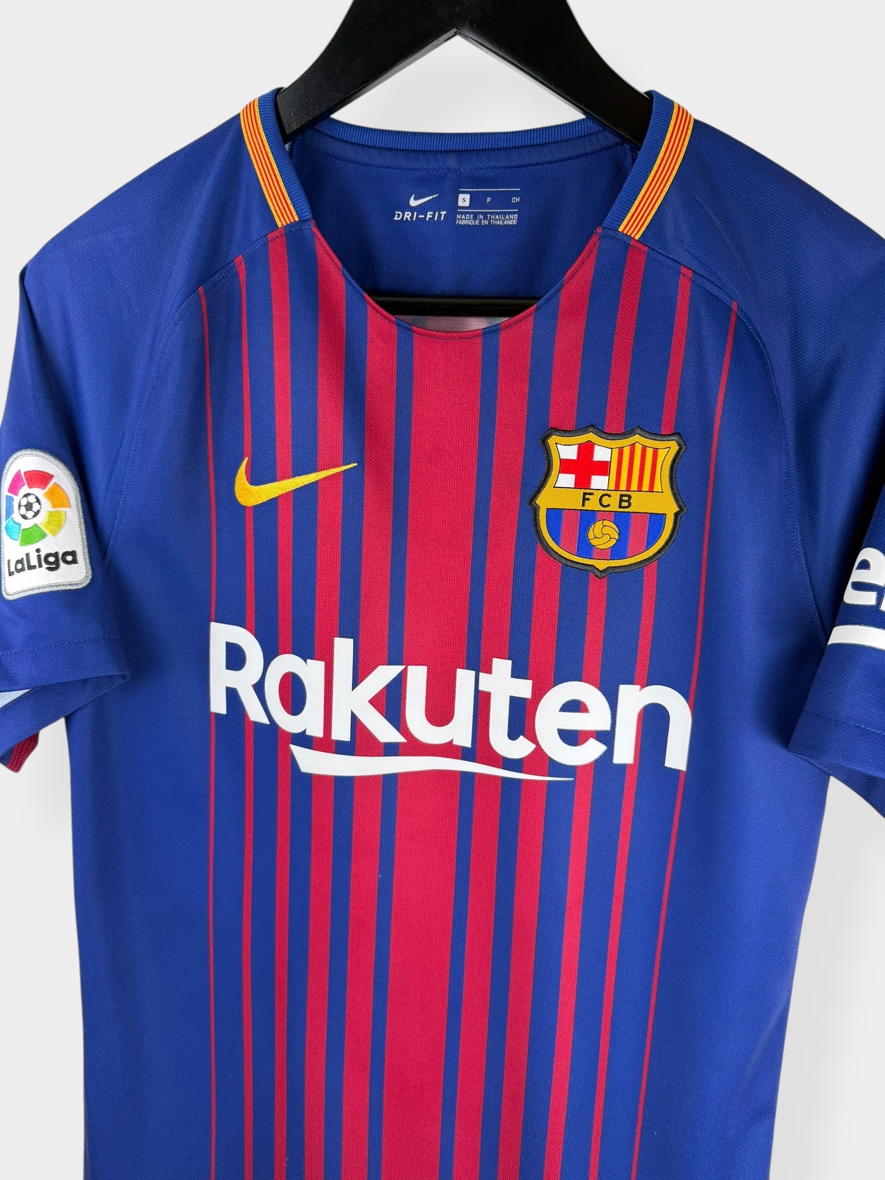 2017-18 BARCELONA HOME SHIRT MESSI #10 S - 847255-456