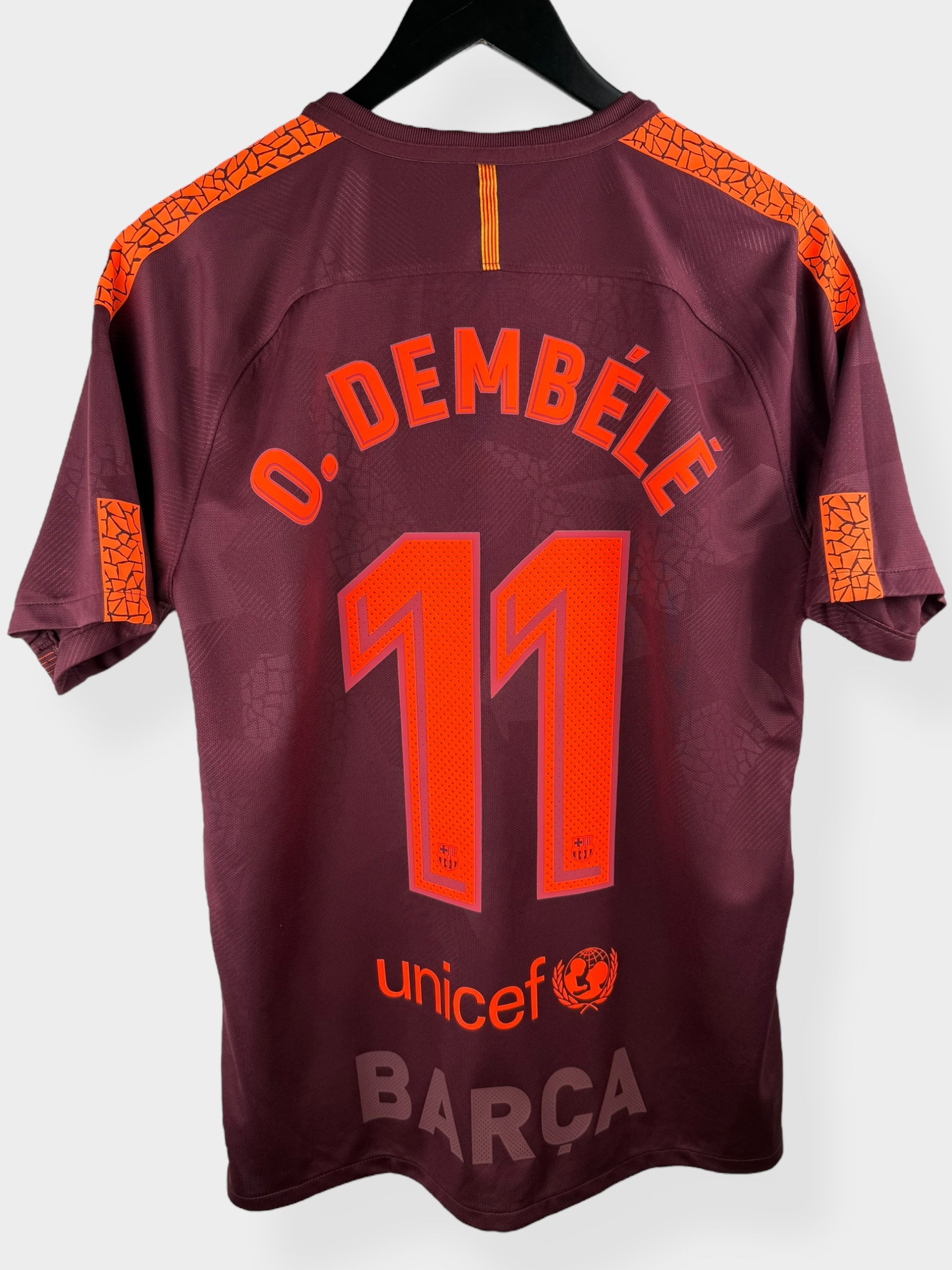 2017-18 Barcelona Third Shirt Dembele #11 M - 847253-683