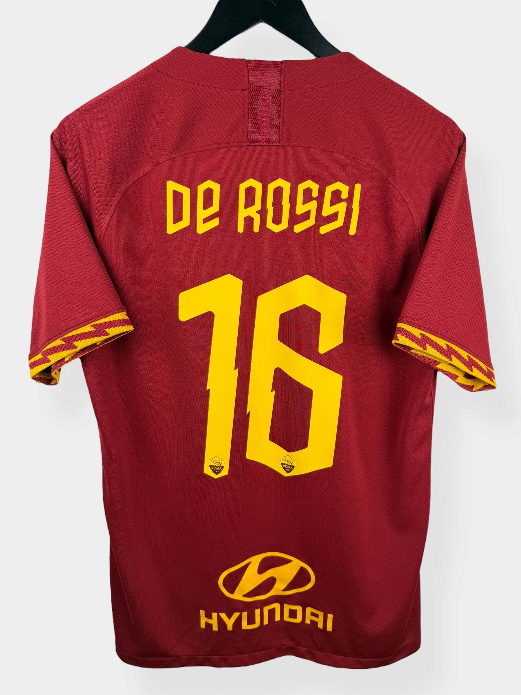 2019-20 AS ROMA HOME SHIRT DE ROSSI #16 M - AJ5559-613