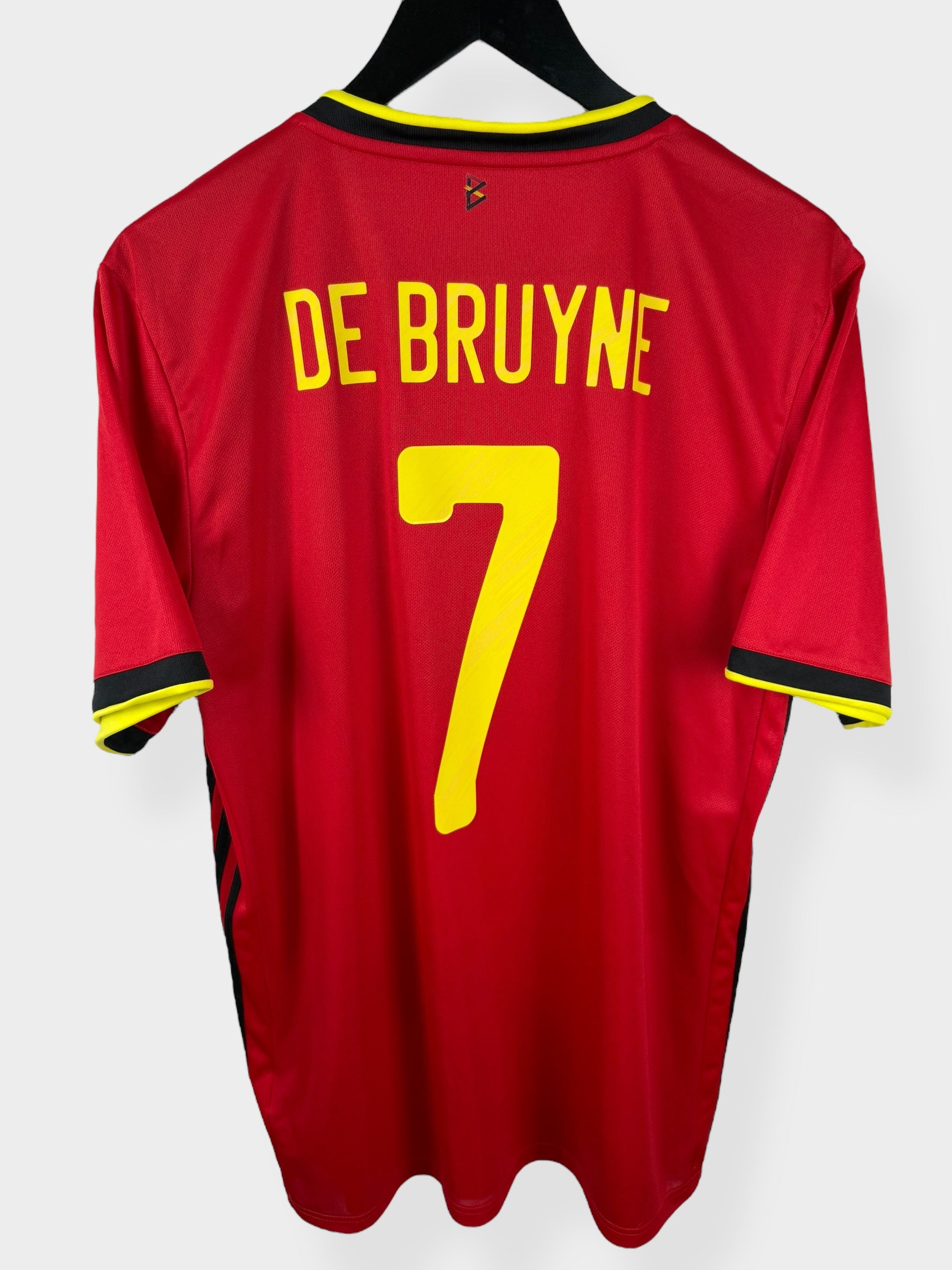 2020-21 BELGIUM HOME SHIRT DE BRUYNE #7 L - EJ8546