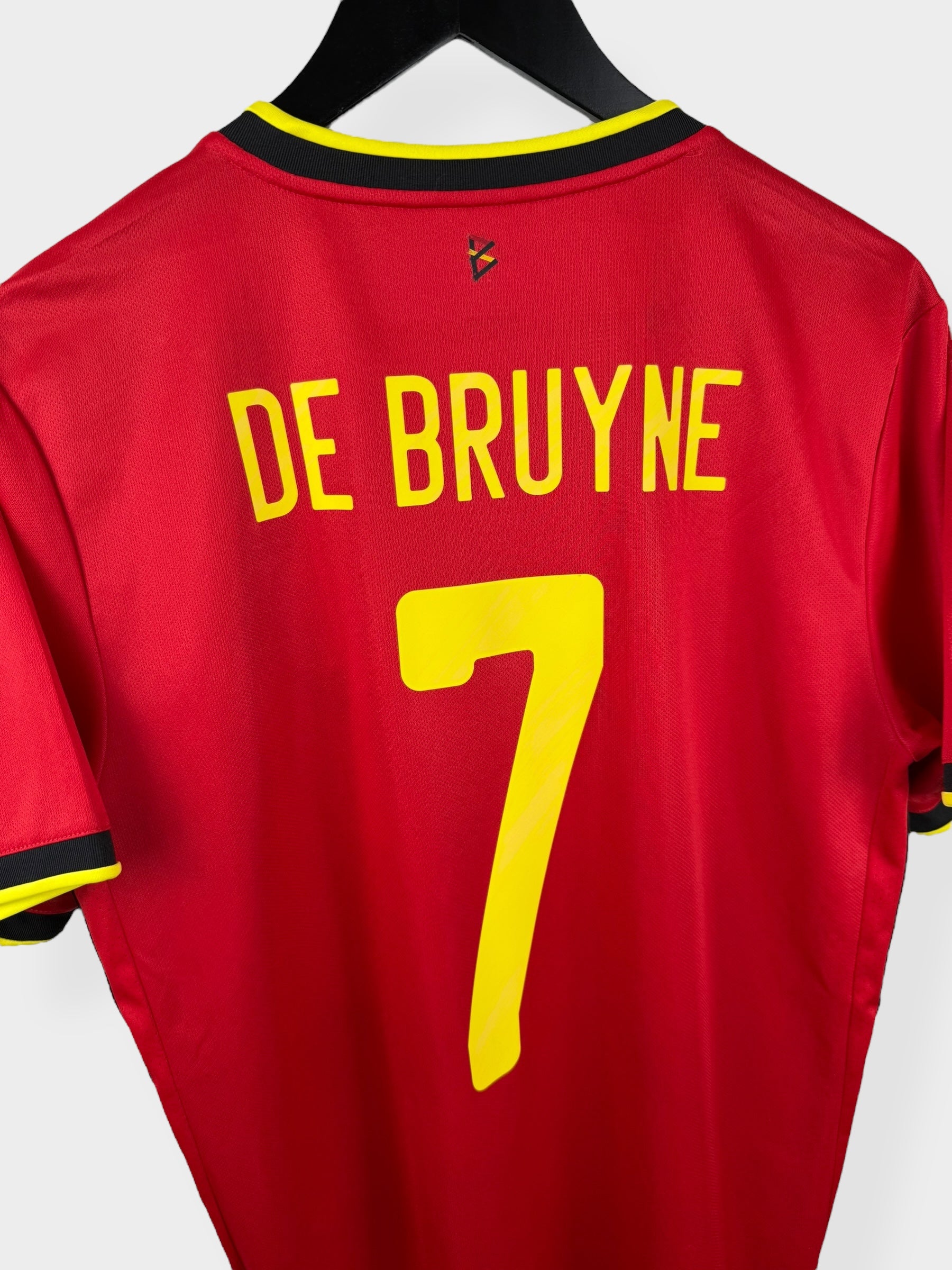 2020-21 BELGIUM HOME SHIRT DE BRUYNE #7 M - EJ8546