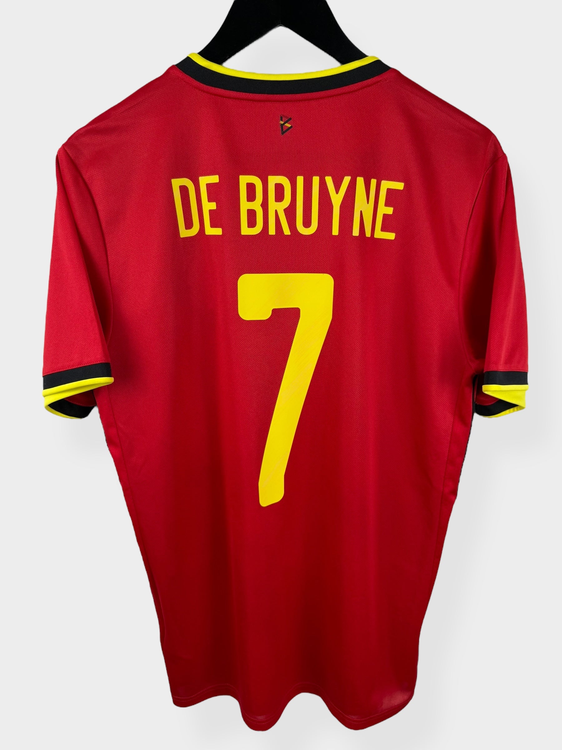 2020-21 BELGIUM HOME SHIRT DE BRUYNE #7 M - EJ8546