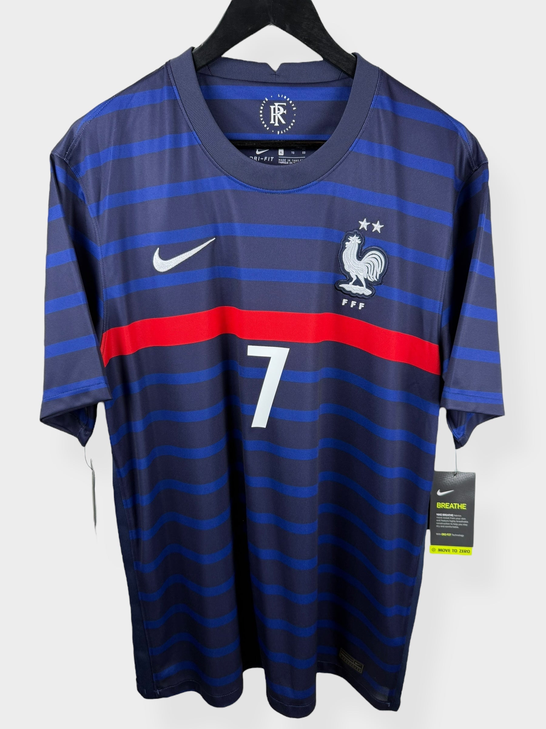 2020-21 FRANCE HOME SHIRT GRIEZMANN #7 XL - CD0700-498