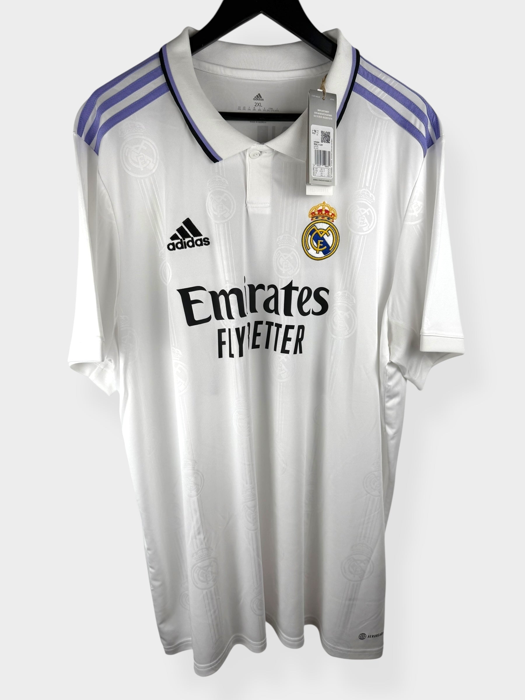  Real Madrid ホワイトシャツ XXL 2022-23 REAL MADRID HOME SHIRT VINI JR. #20 XXL - HF0291