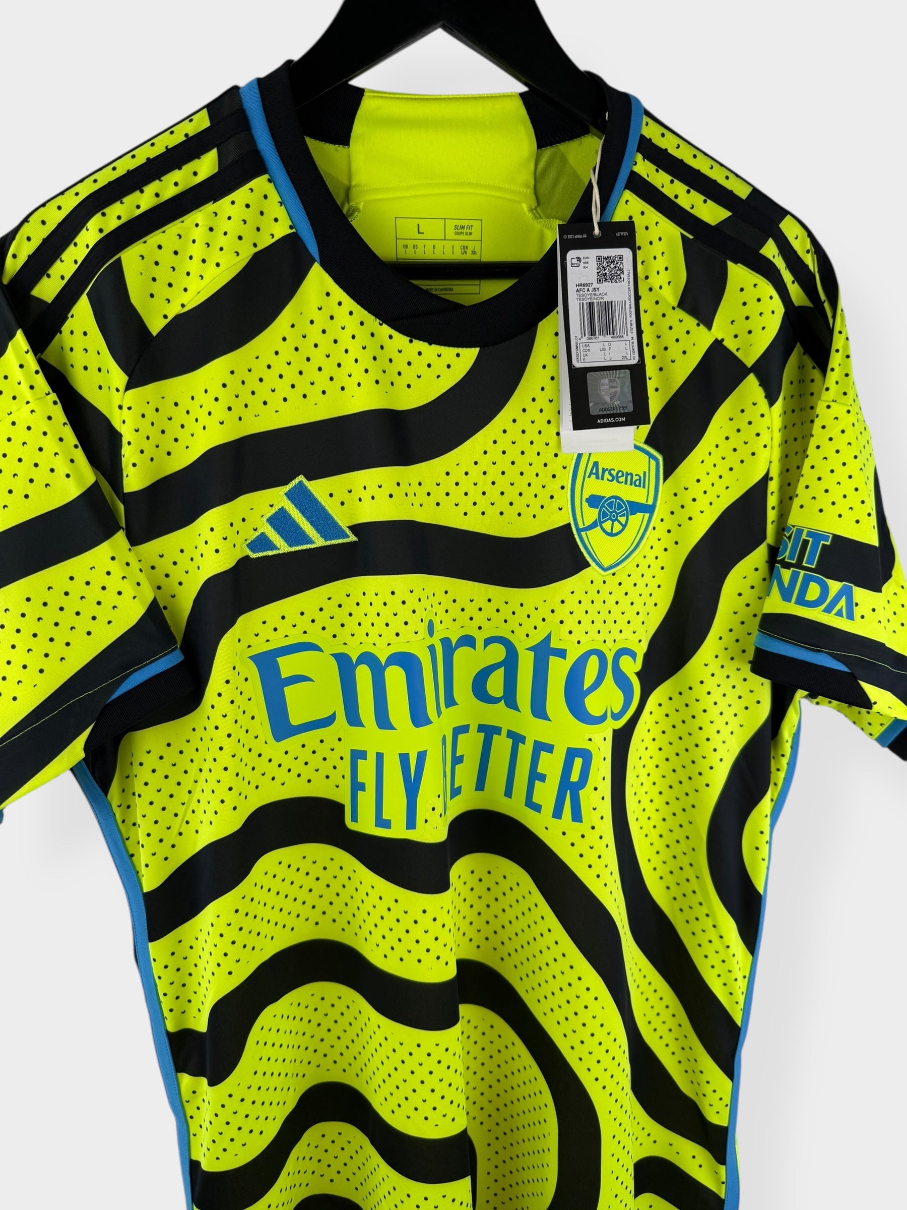 2023-24 ARSENAL AWAY SHIRT SAKA #7 L - HR6927