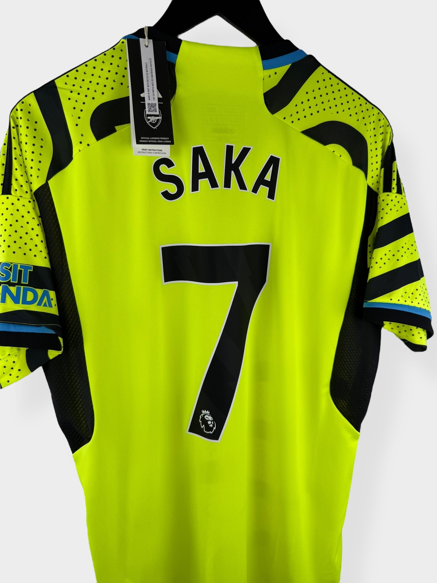 2023-24 ARSENAL AWAY SHIRT SAKA #7 L - HR6927