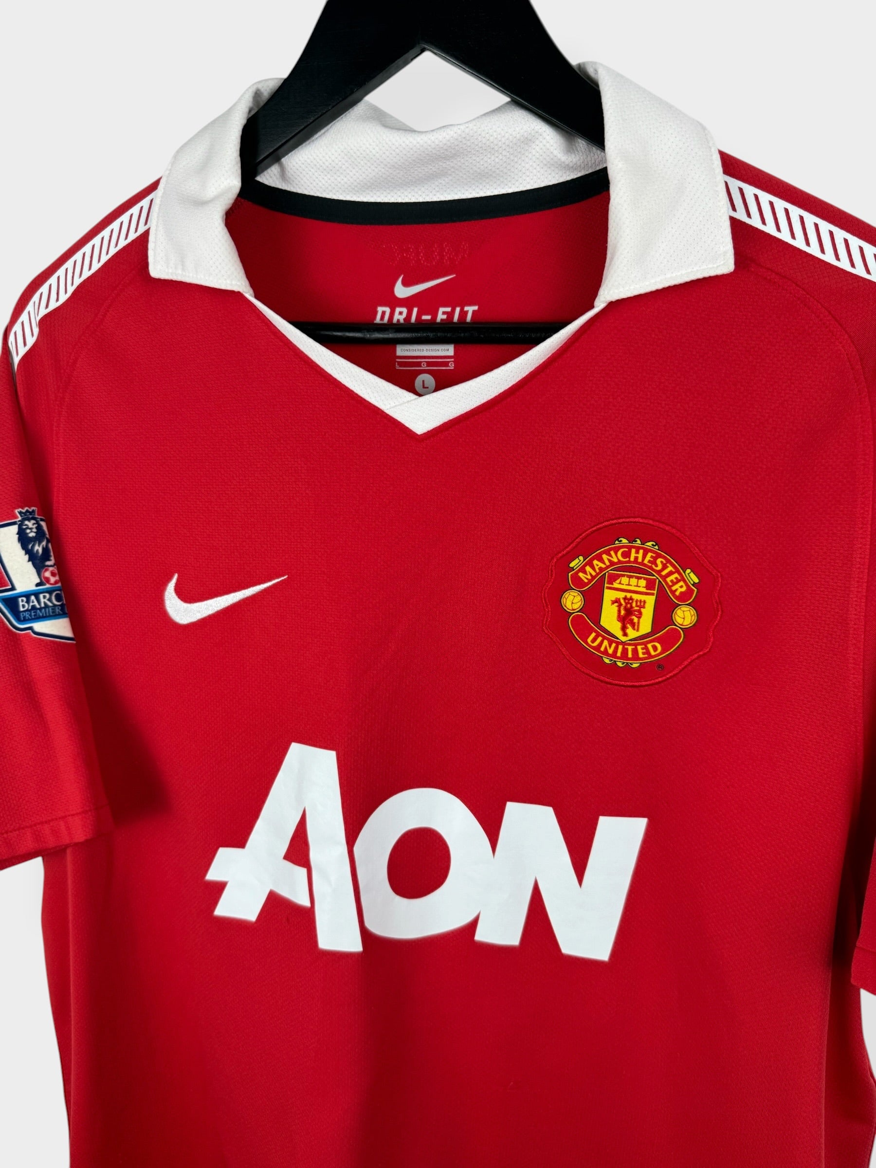 MAILLOT DOMICILE MANCHESTER UNITED 2010-11 ROONEY #10 L