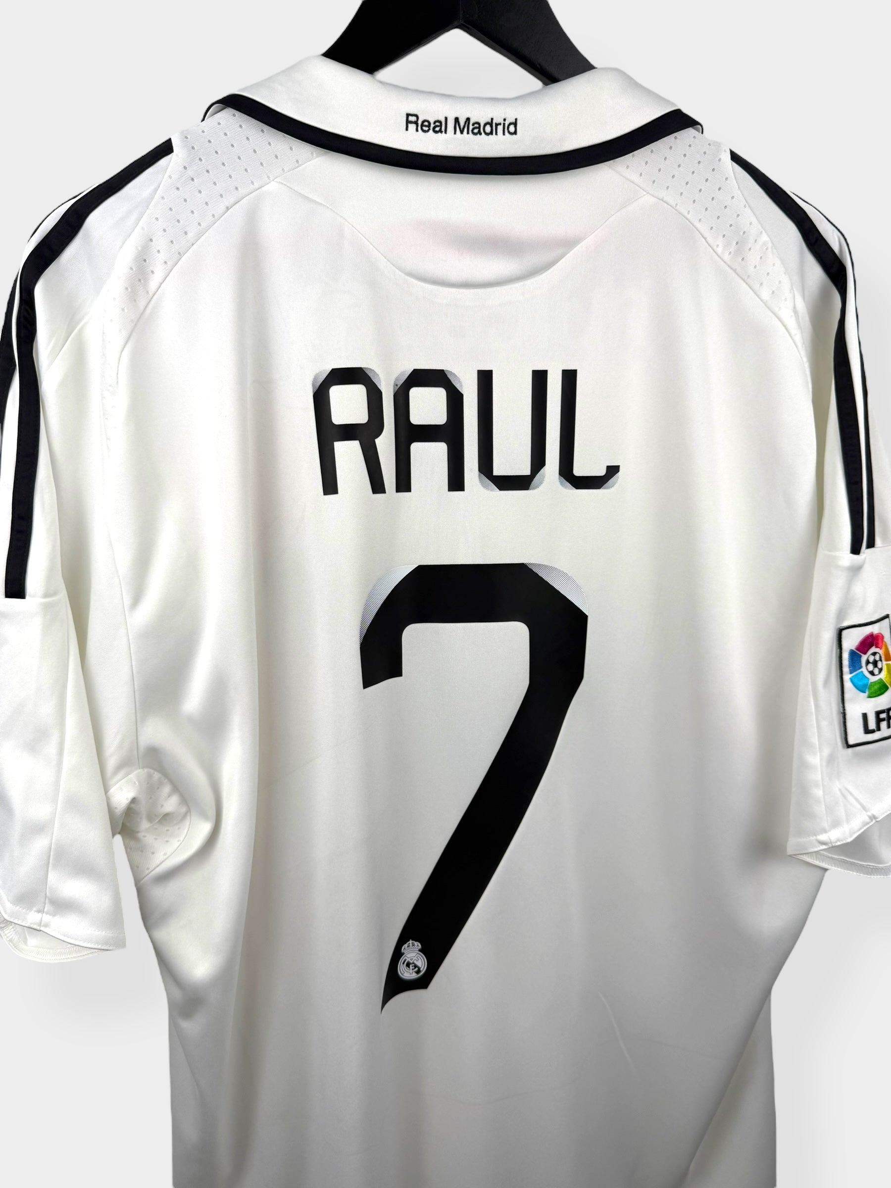 2008-09 REAL MADRID THUISSHIRT RAUL #7 XL