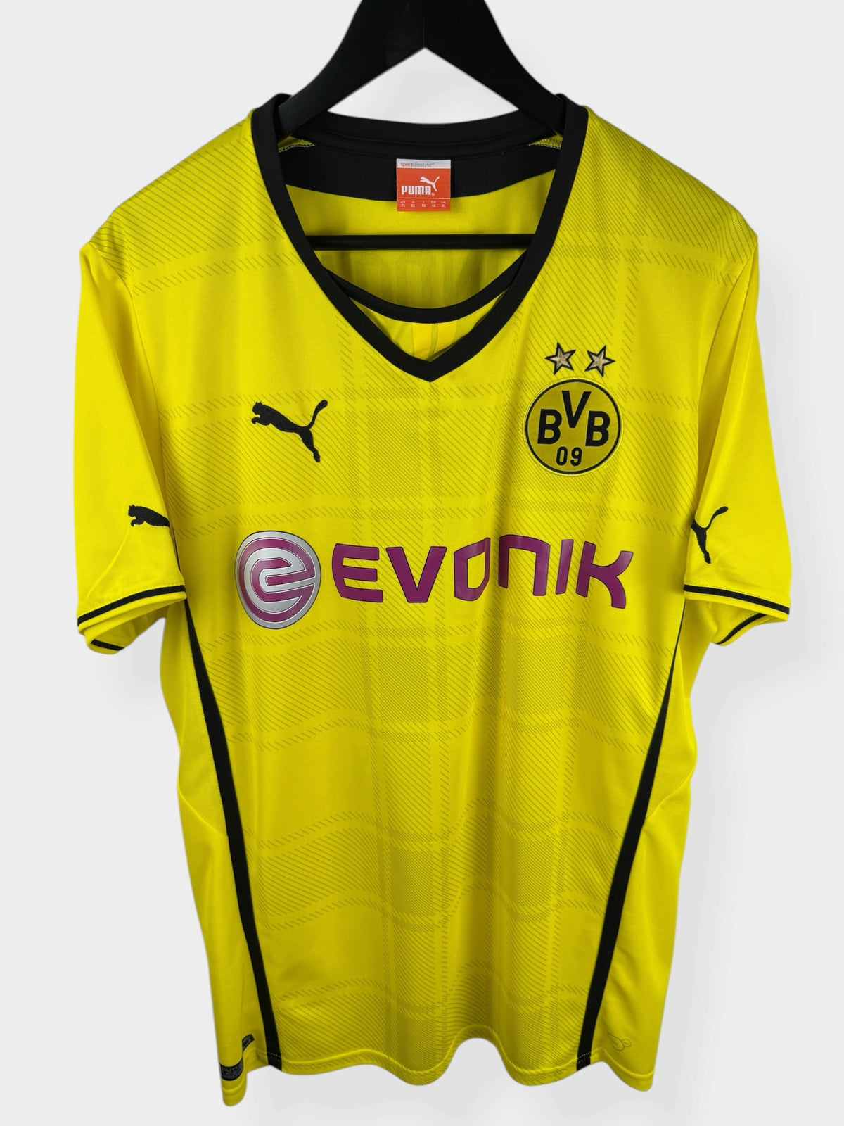 2013-14 BORUSSIA DORTMUND HOME SHIRT LEWANDOWSKI #9 XL - Authentic Football Club