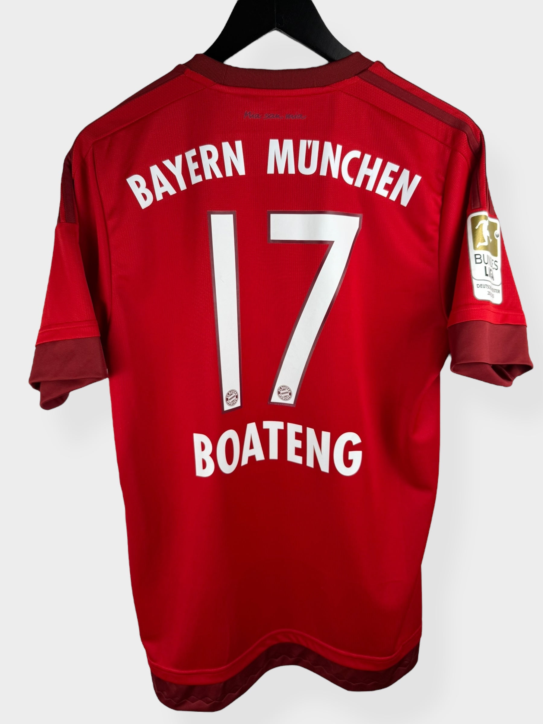 2015-16 BAYERN MÜNCHEN THUISSHIRT BOATENG #17 M