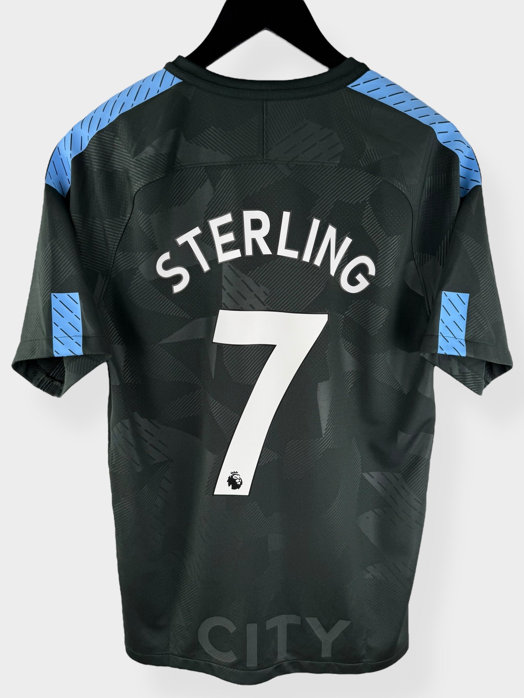 2017-18 MANCHESTER CITY THIRD SHIRT STERLING #7 M