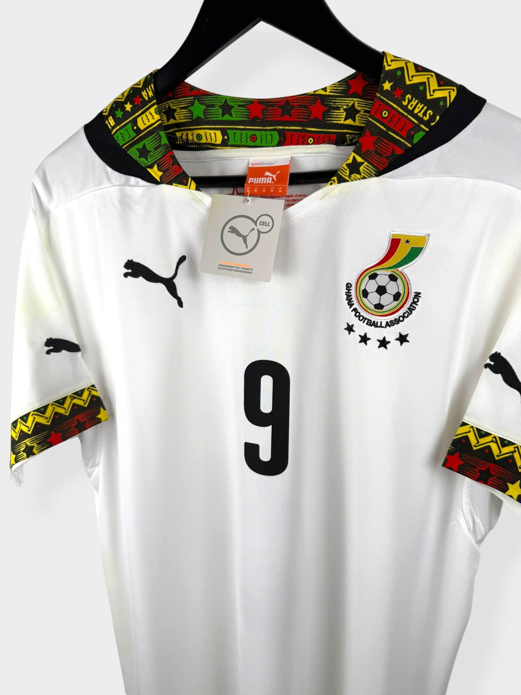 2014-15 GHANA HOME SHIRT BOATENG #9 M