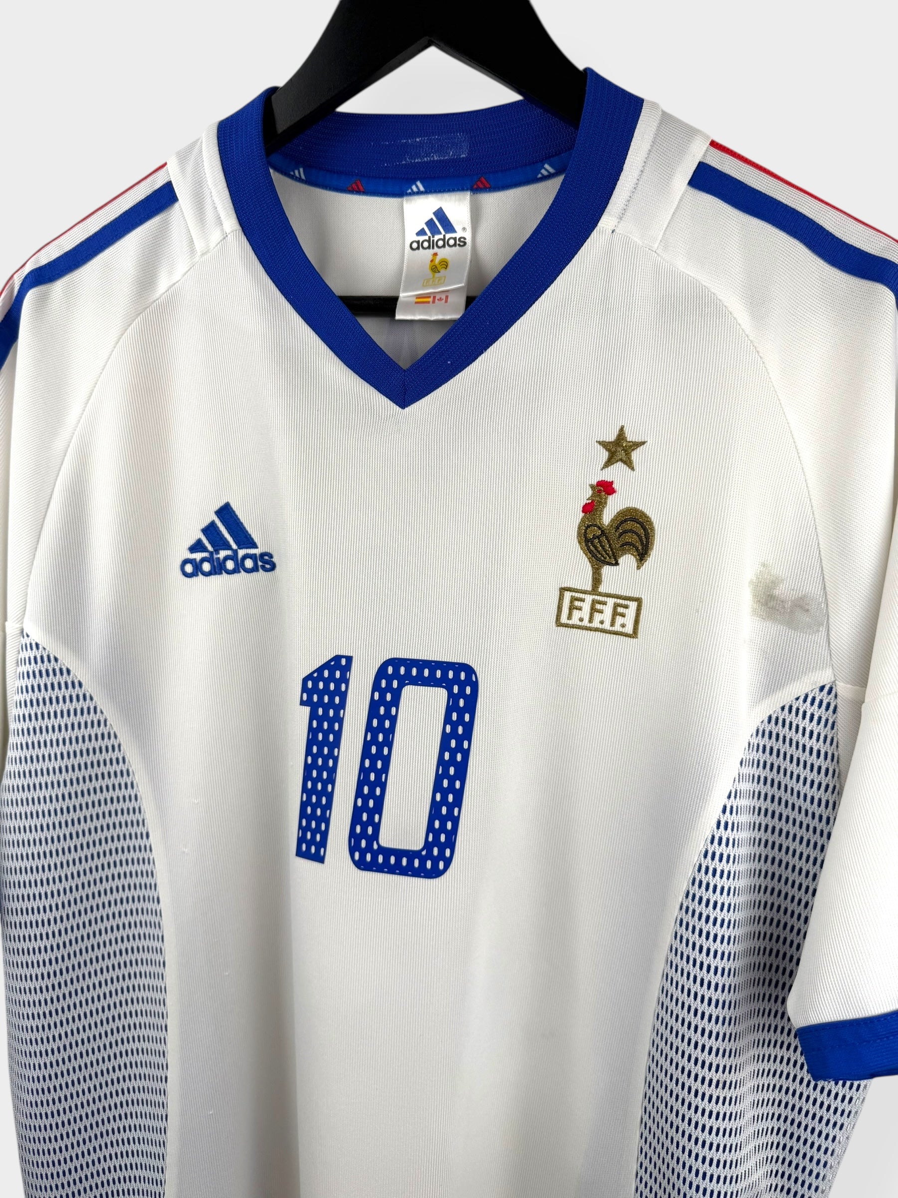 2002-04 FRANCE AWAY SHIRT ZIDANE #10 L