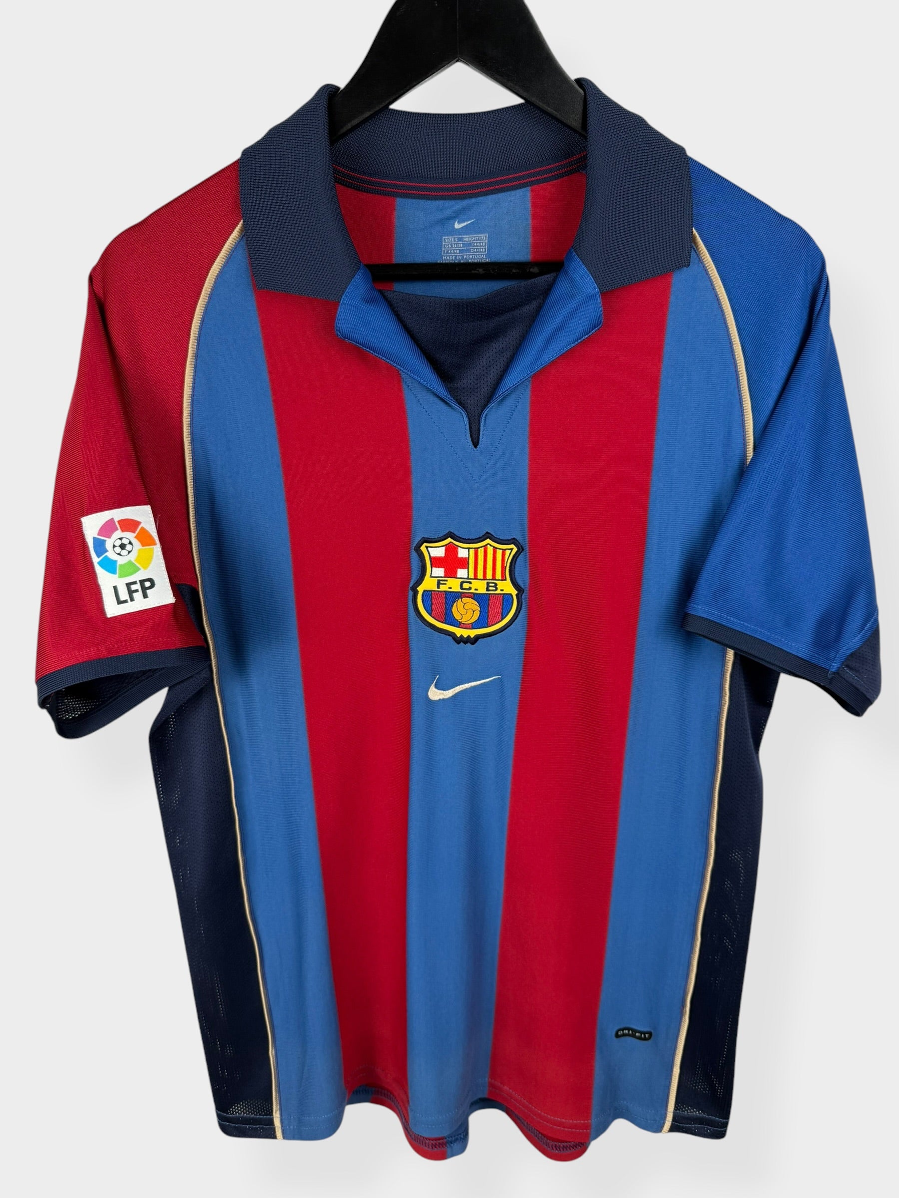 MAILLOT DOMICILE BARCELONE 2001-02 XAVI #6 S