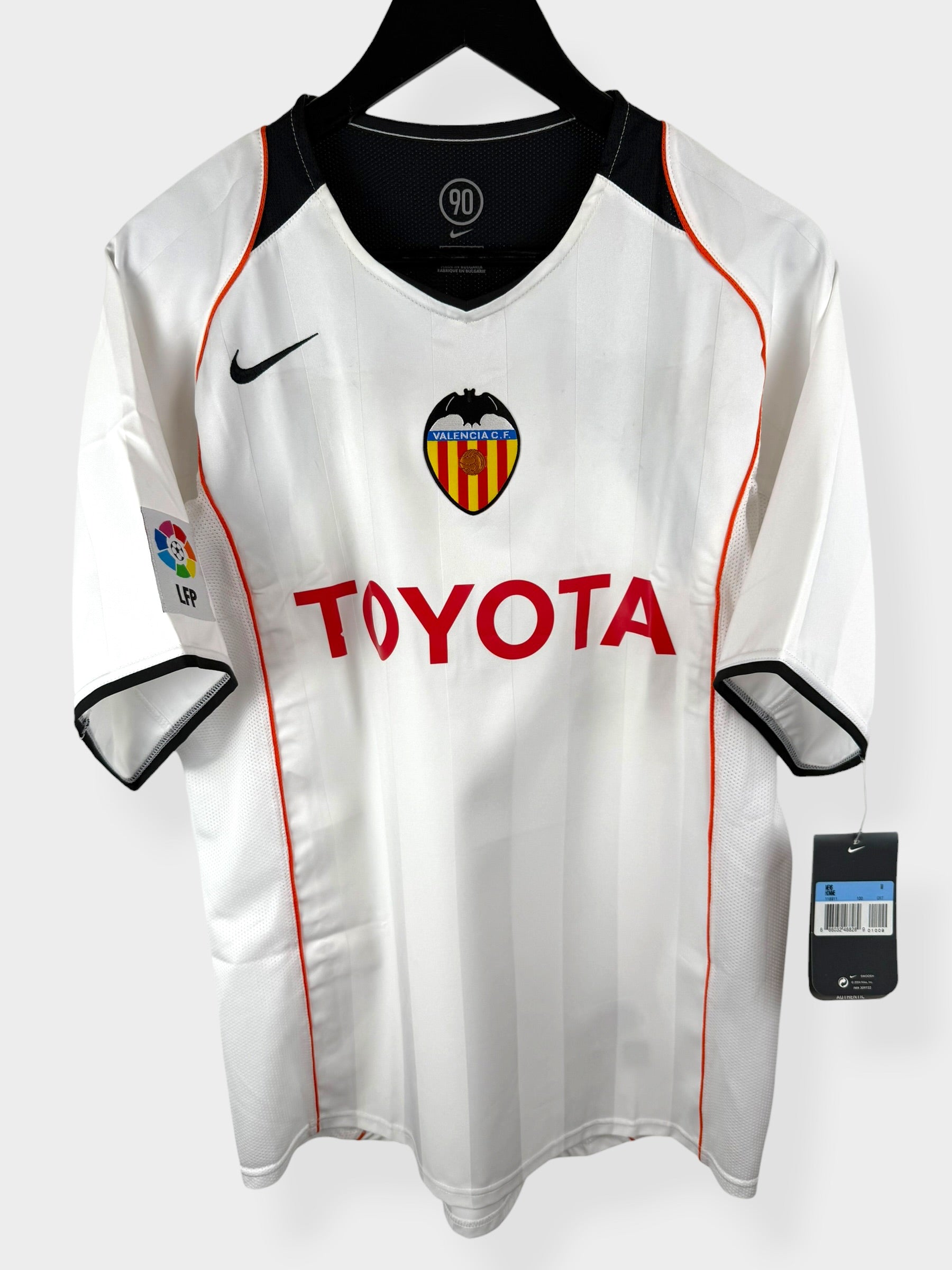 MAILLOT DOMICILE VALENCIA 2005-06 AIMAR #21 M