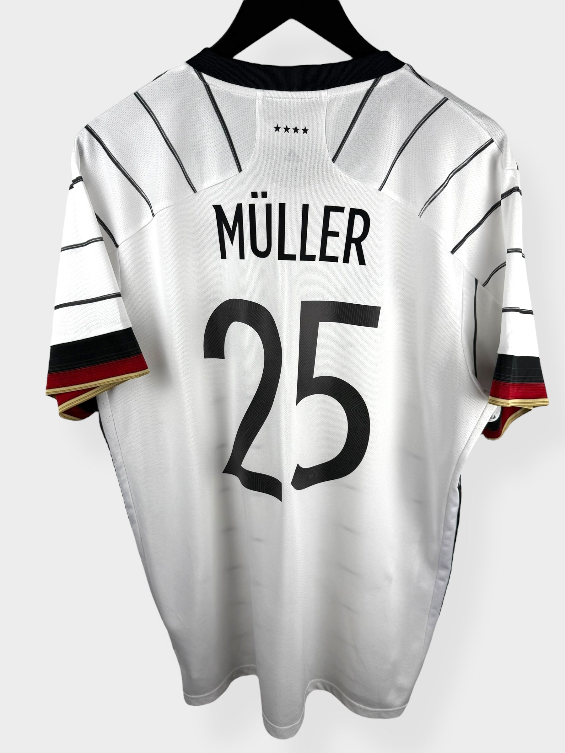 2020-21 GERMANY HOME SHIRT MULLER #25 XL - Authentic Football Club
