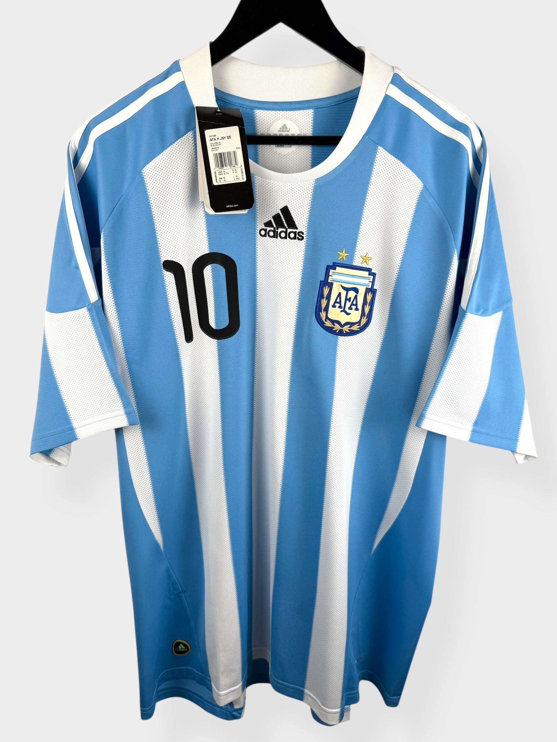 2010-11 ARGENTINA HOME SHIRT MESSI #10 XL - Authentic Football Club