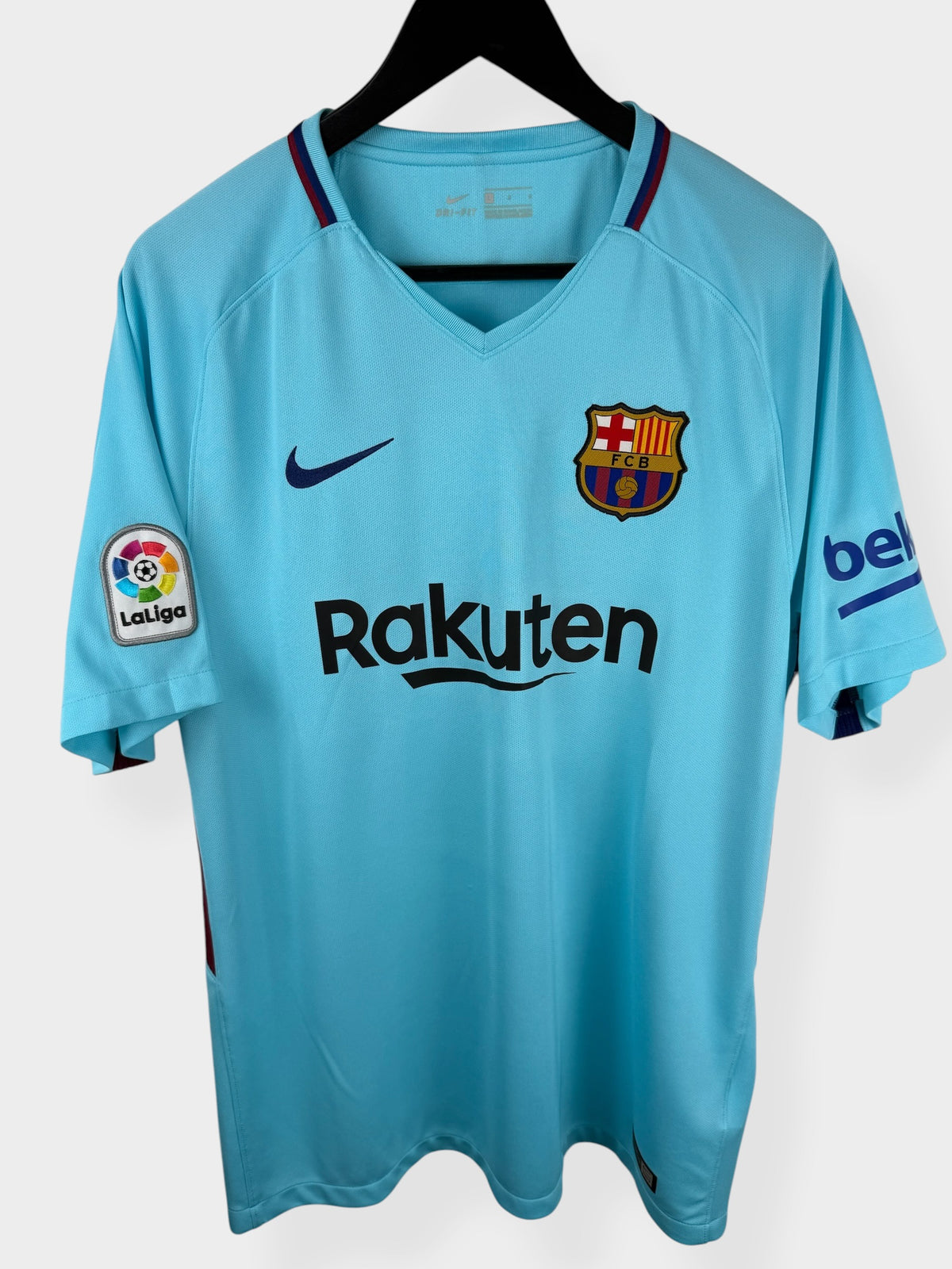 2017-18 BARCELONA AWAY SHIRT MESSI #10 L