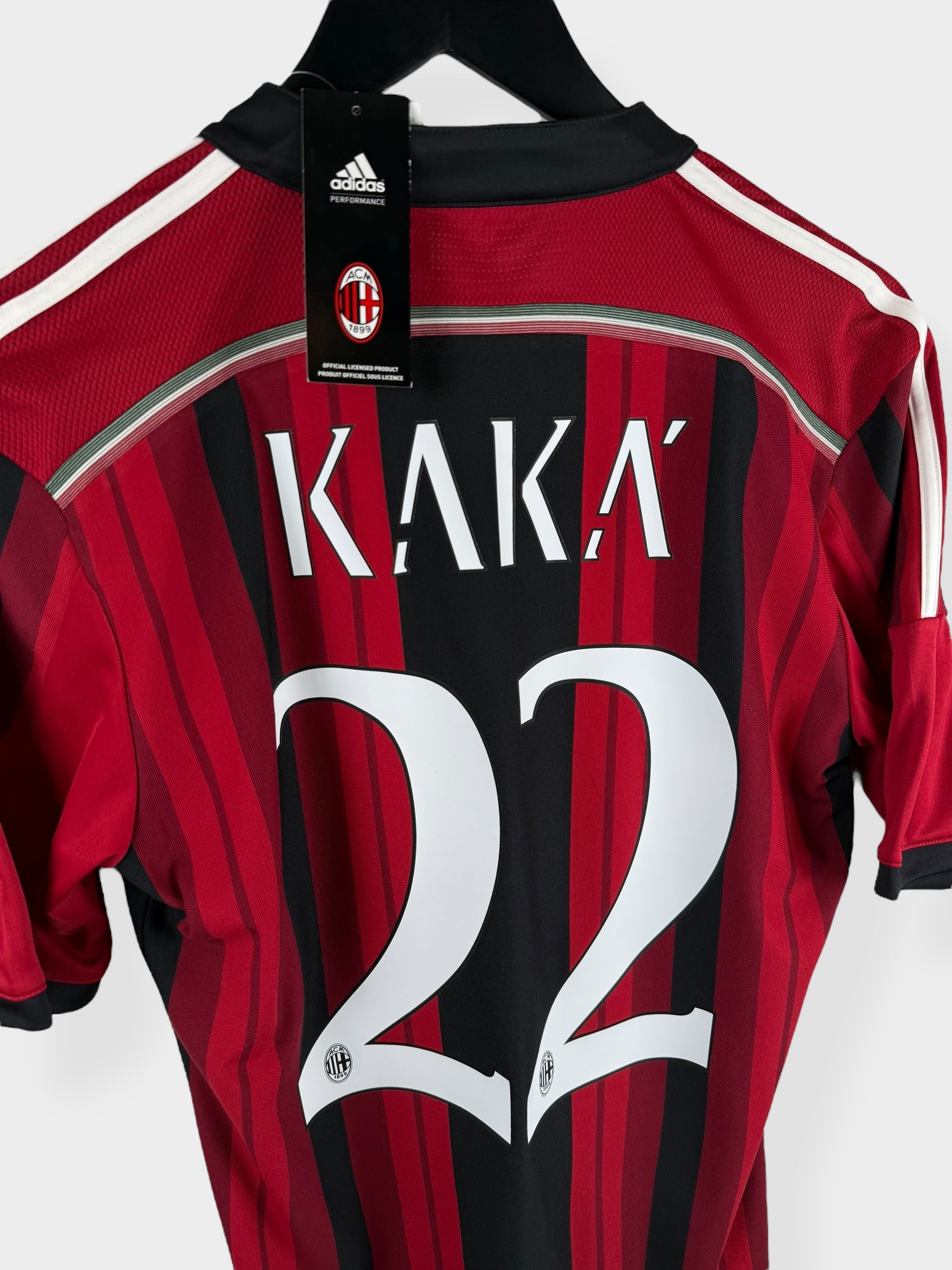 ACミラン 2014-15 KAKÁ 22番 シャツ 2014-15 AC MILAN HOME SHIRT KAKA #22 XL - D87224