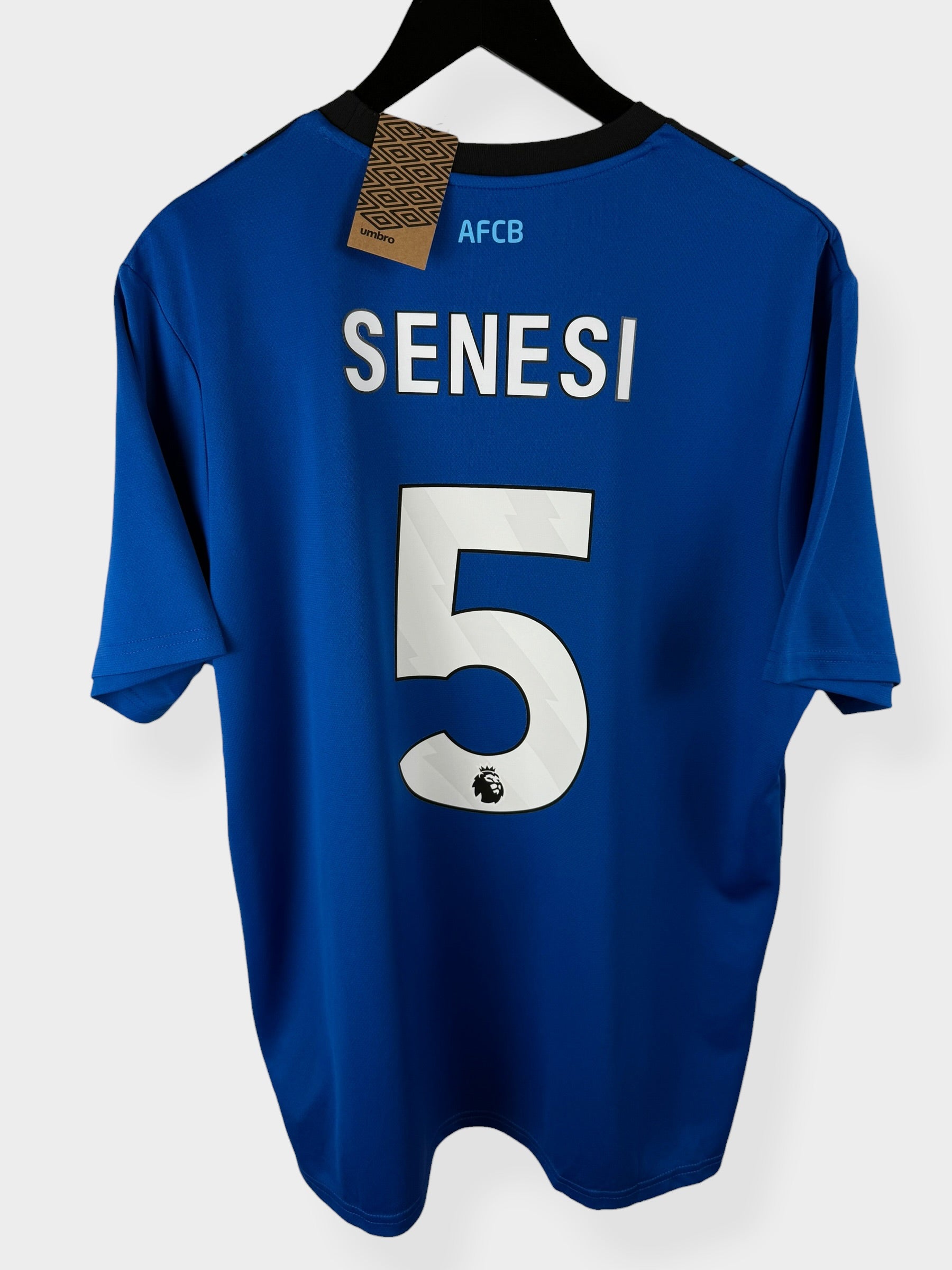 2025-26 BOURNEMOUTH AWAY SHIRT SENESI #5 XL