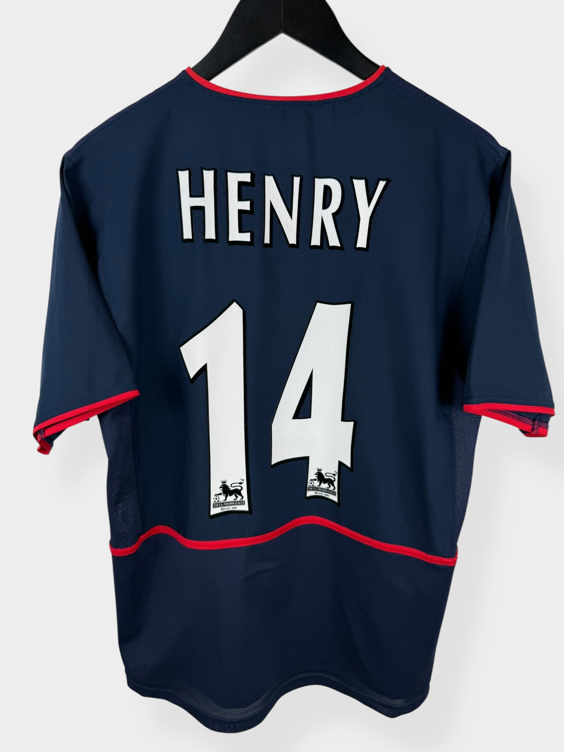 2002-04 ARSENAL AWAY SHIRT HENRY #14 M - Authentic Football Club