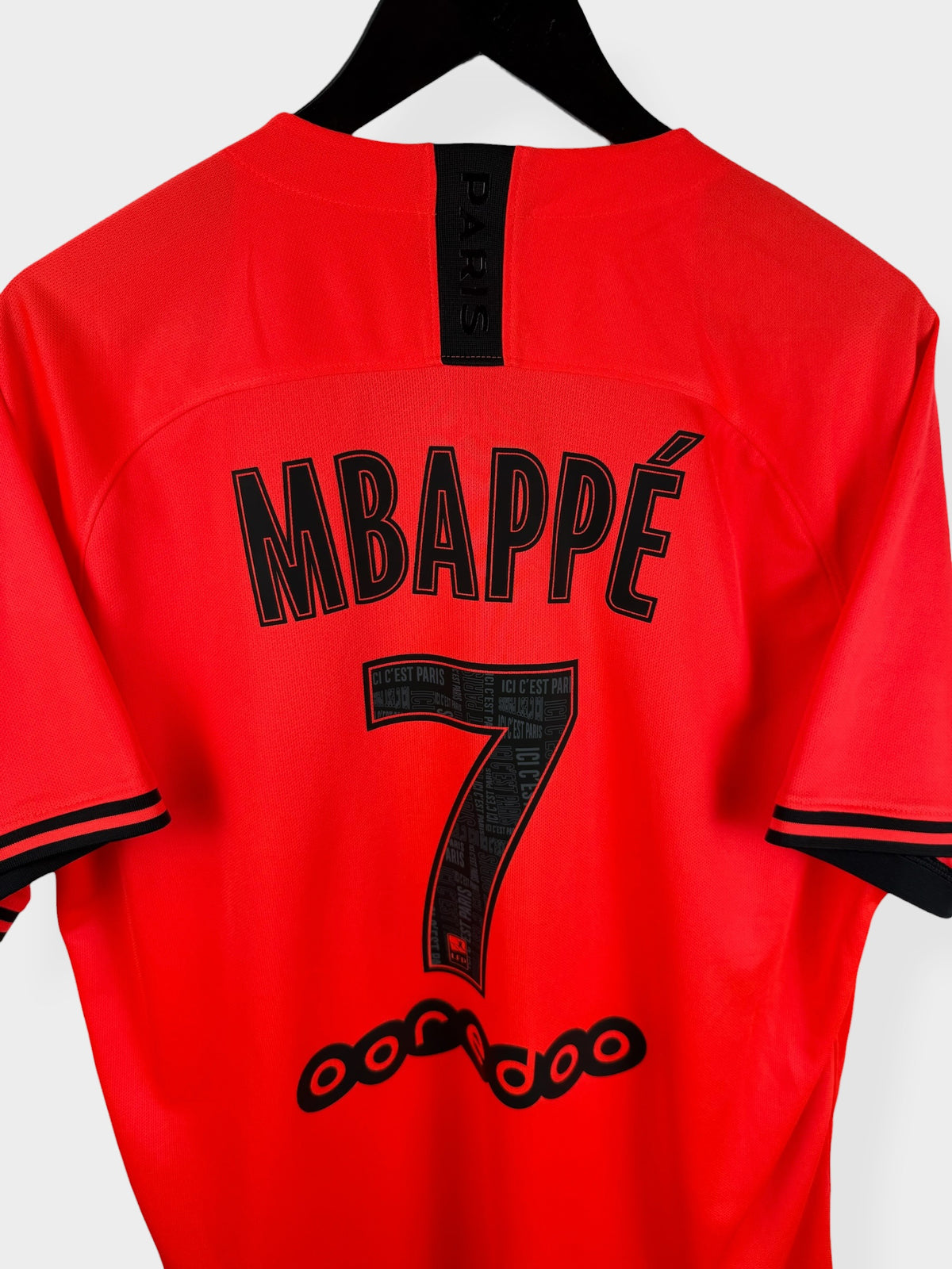 2019-20 PARIS SAINT-GERMAIN MAILLOT EXTÉRIEUR MBAPPE #7 XL