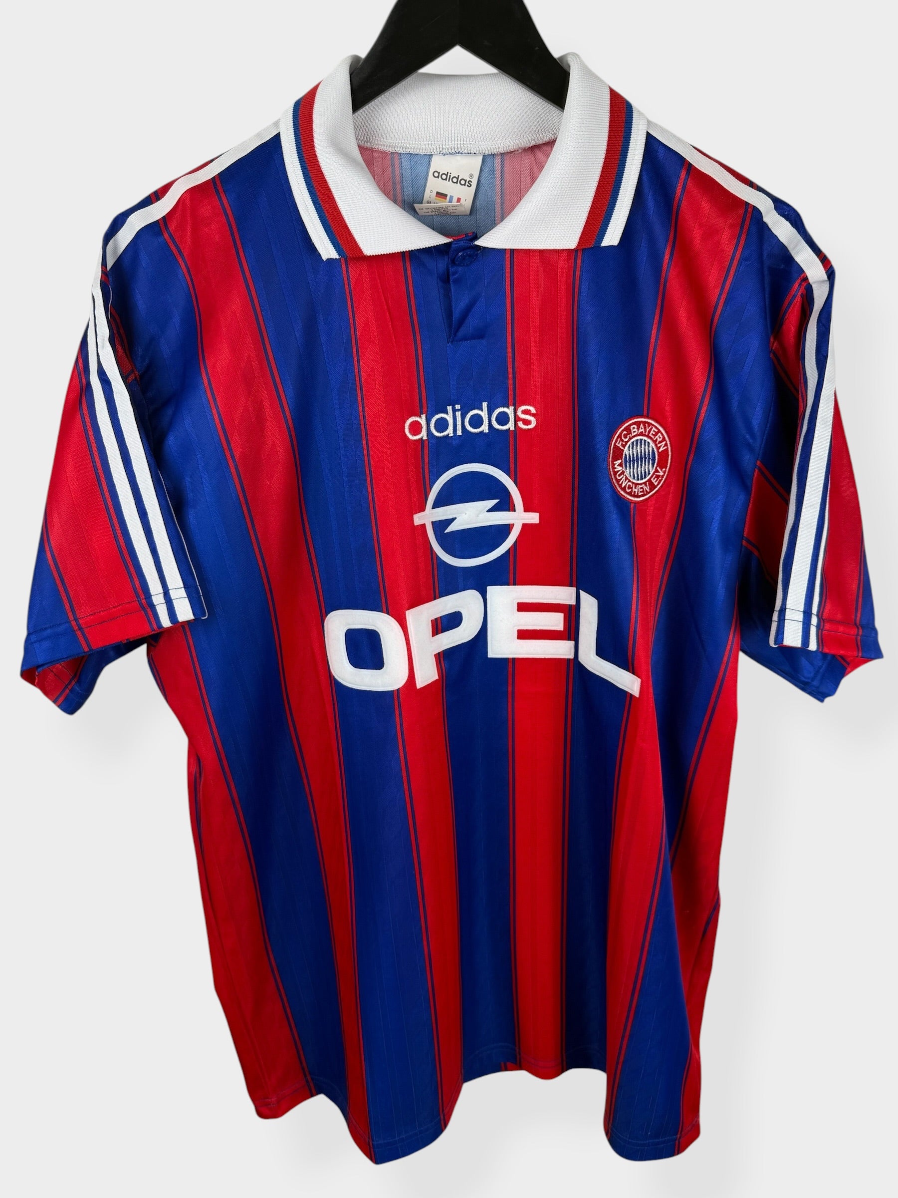1995-97 BAYERN MUNICH HOME SHIRT HELMER #5 L