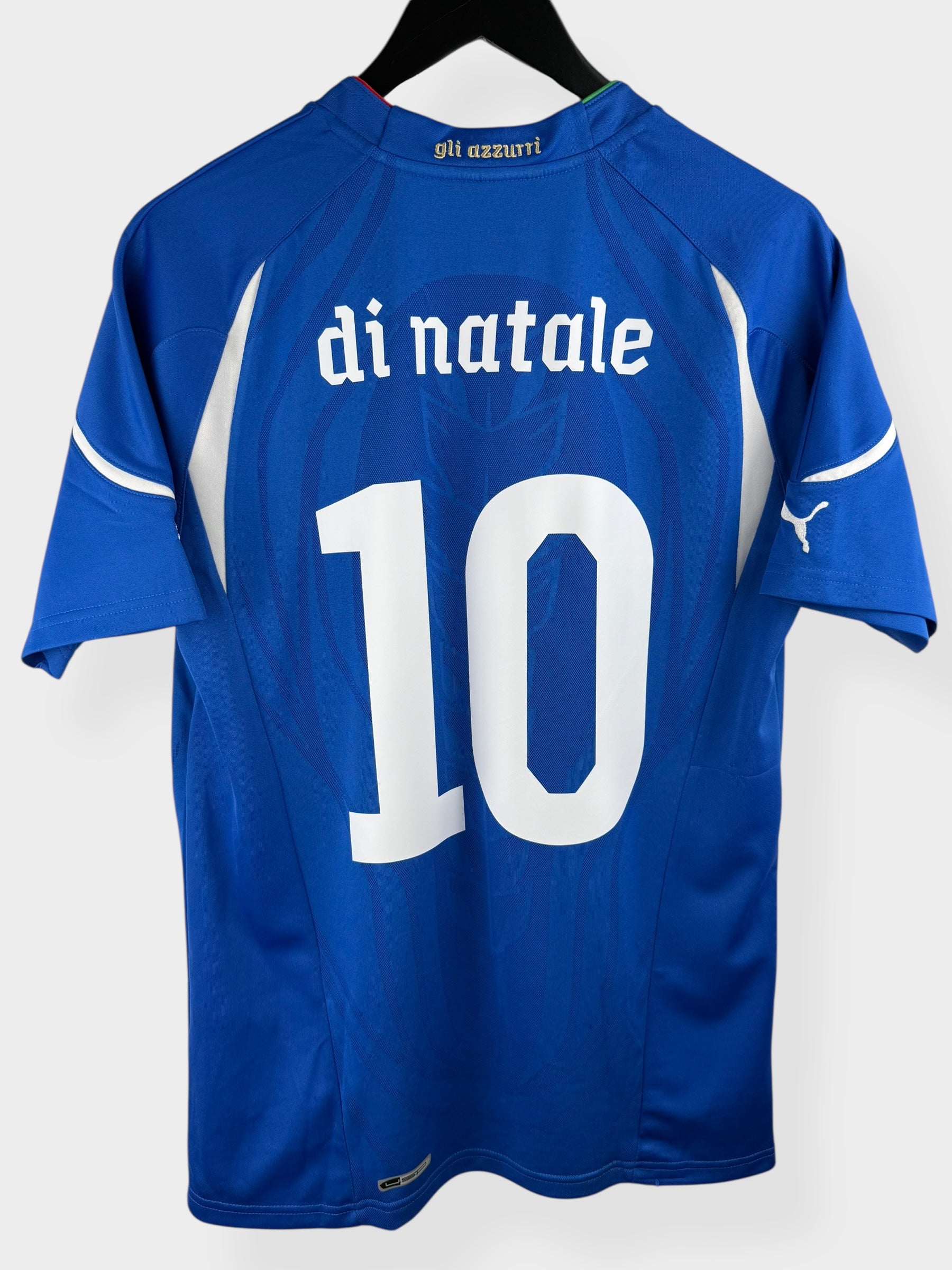 2010-12 ITALY HOME SHIRT DI NATALE #10 M