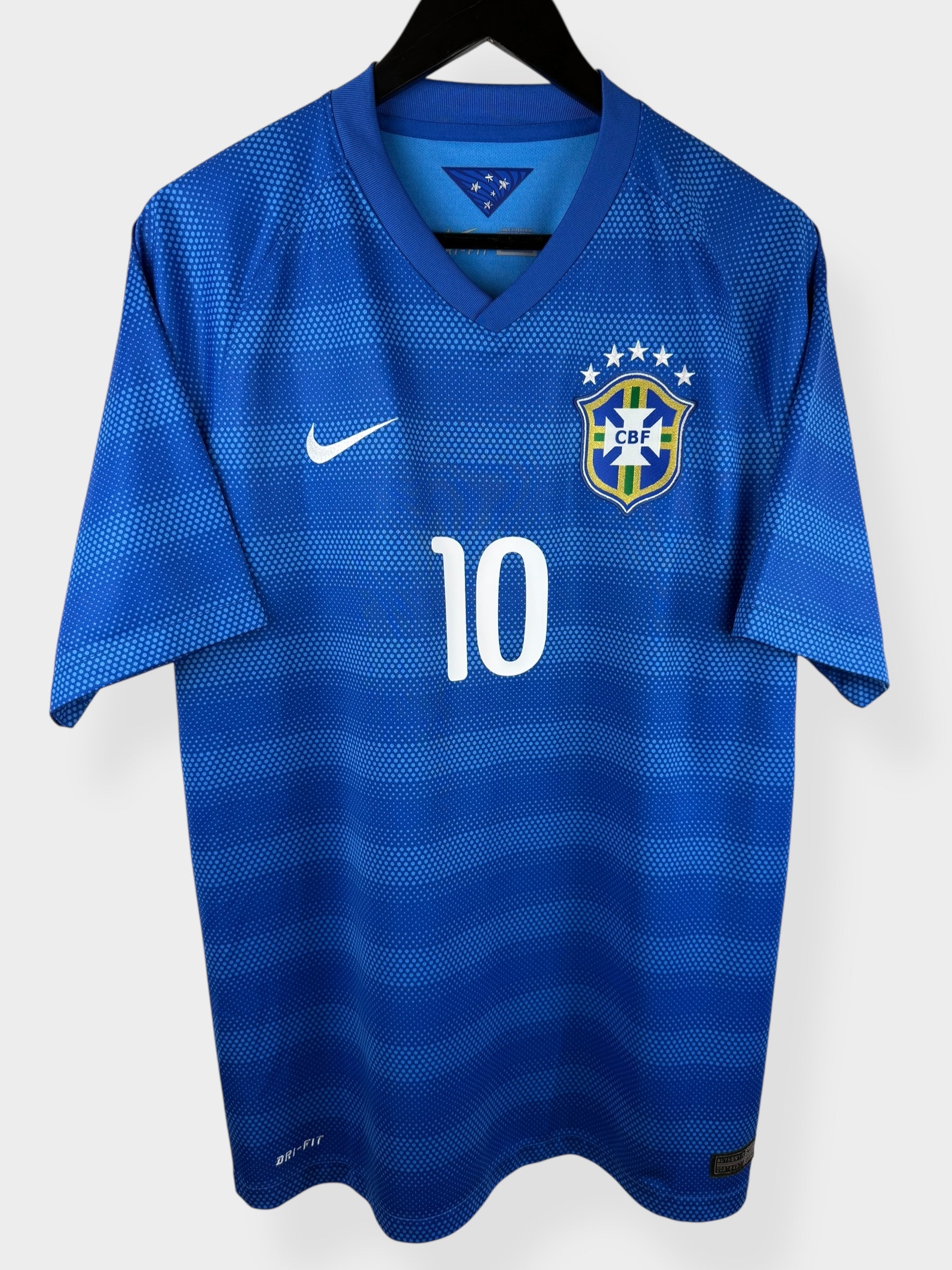 2014-15 BRASILIEN AUSWÄRTSTRIKOT NEYMAR JR #10 L