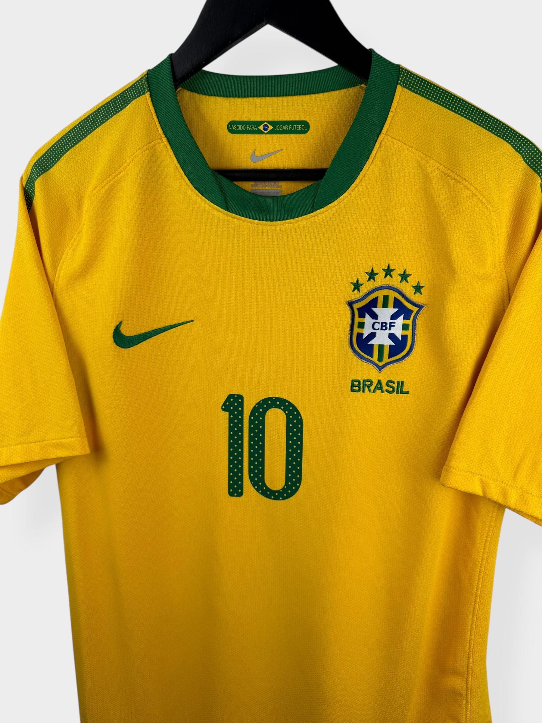 2010-11 BRAZIL HOME SHIRT KAKA #10 L - Authentic Football Club