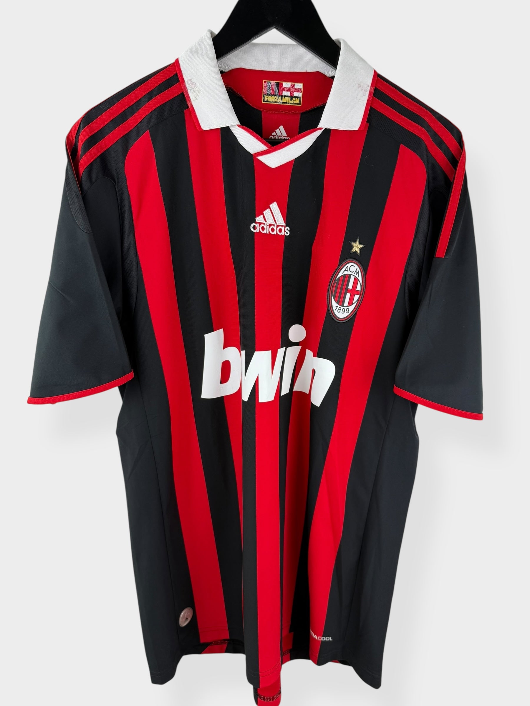 2009-10 AC MILAN HOME SHIRT PATO #7 L