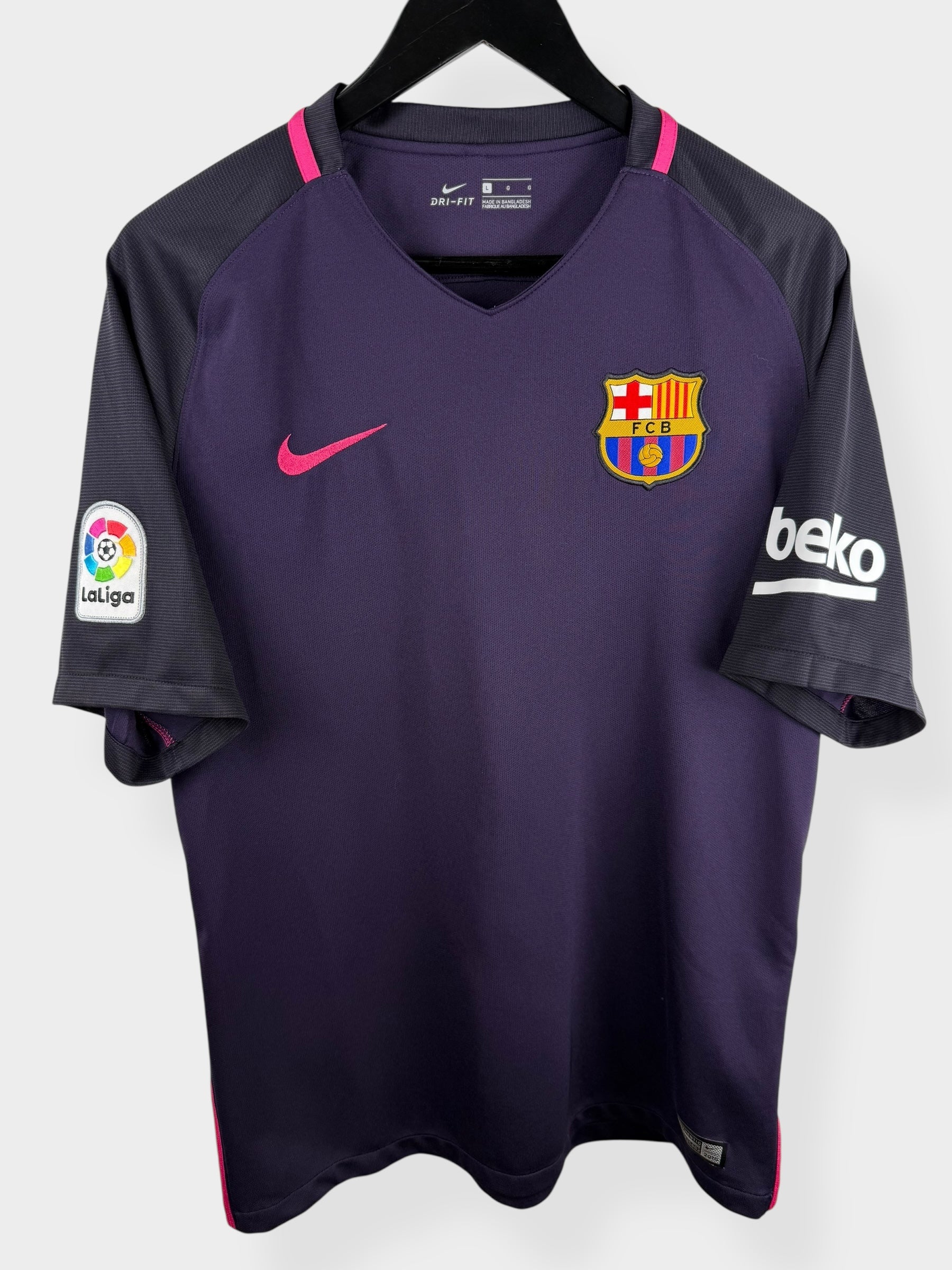 2016-17 BARCELONA AWAY SHIRT NEYMAR #11 L - Authentic Football Club