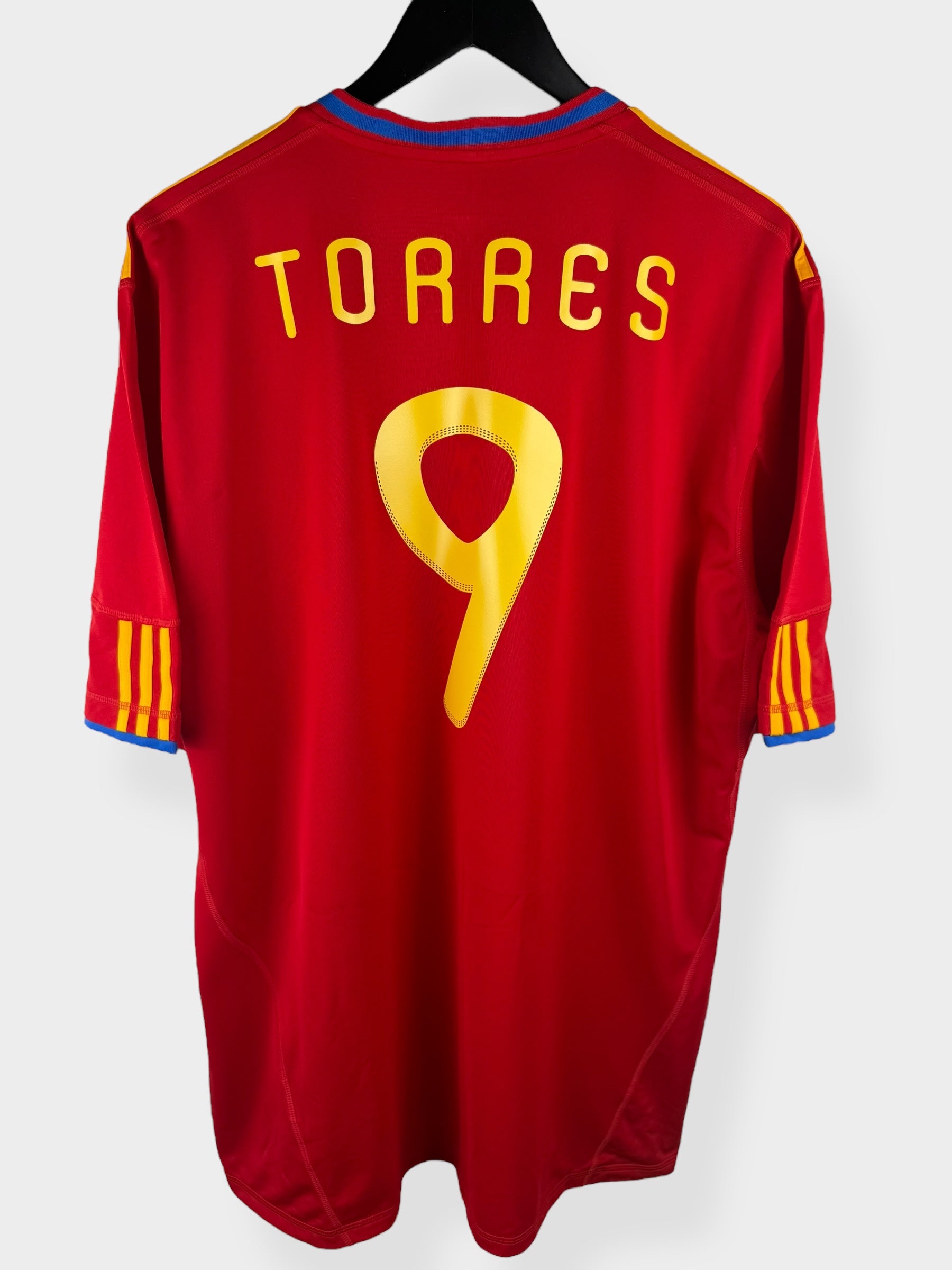 2009-10 SPAIN HOME SHIRT TORRES #9 XXL